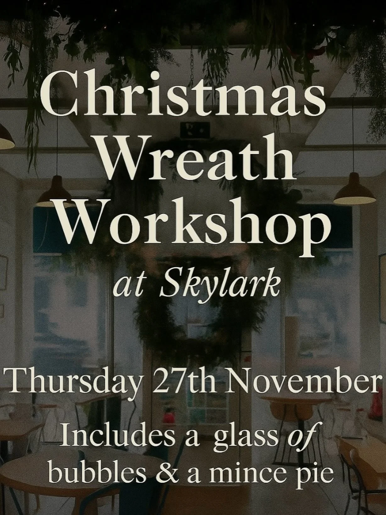 We have added a new date for our Christmas Wreath Workshop! Thursday 4th December is now sold out π
‍βοΈ 
We have spaces left for Thursday 27th November but book in quickly before this one sells out π«£ 
It is £45 per person and this includ