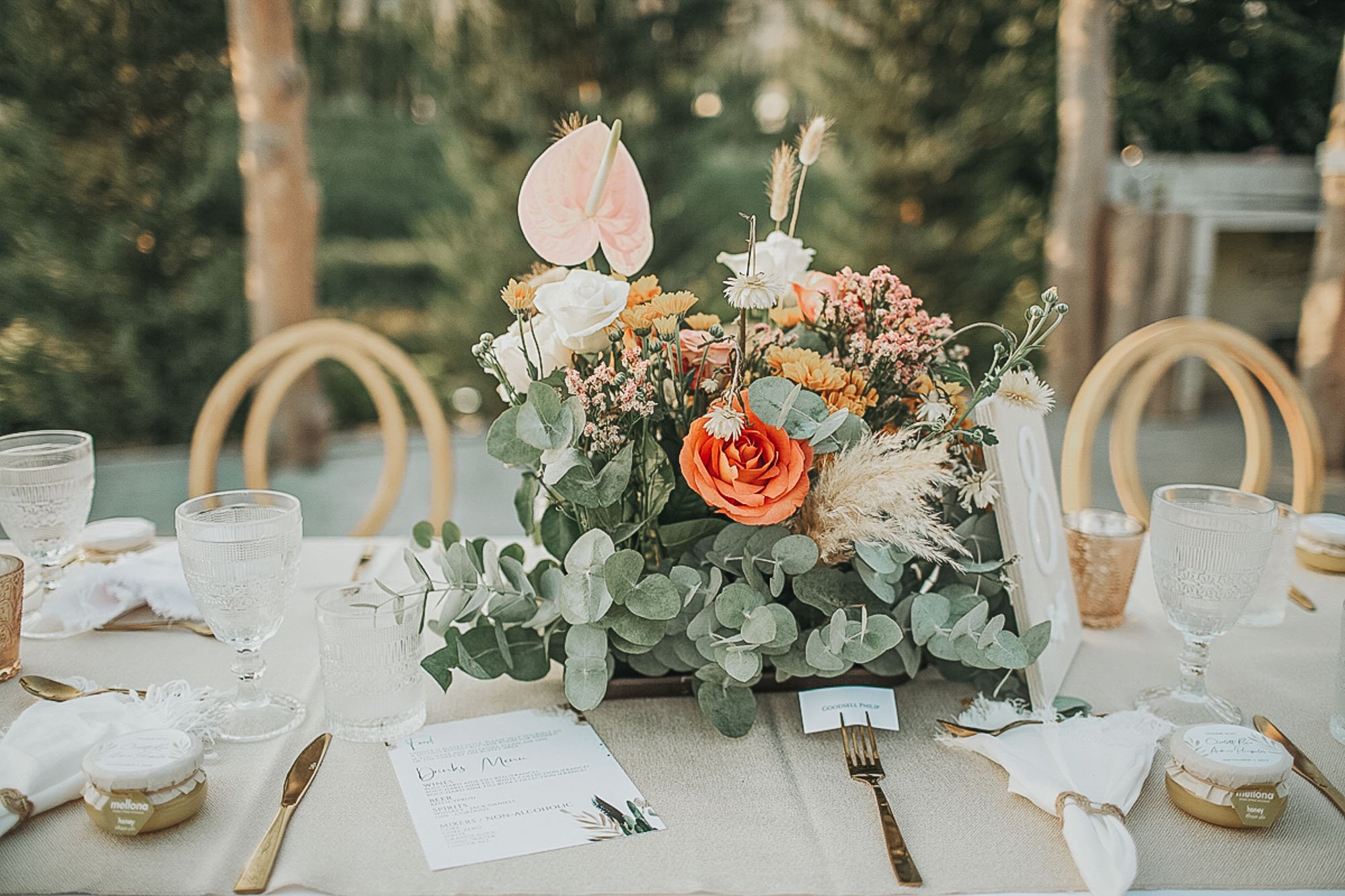 wedding seating arrangement at aelia resort