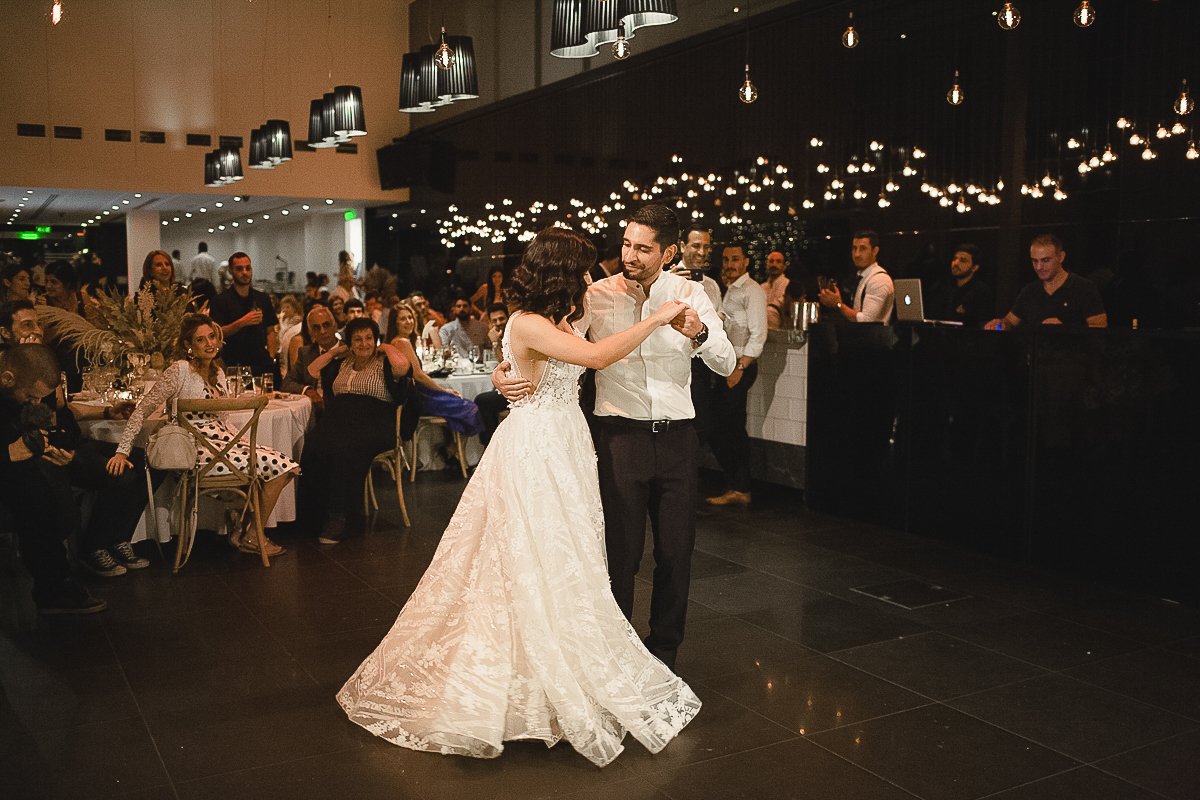 wedding first dance at occhio