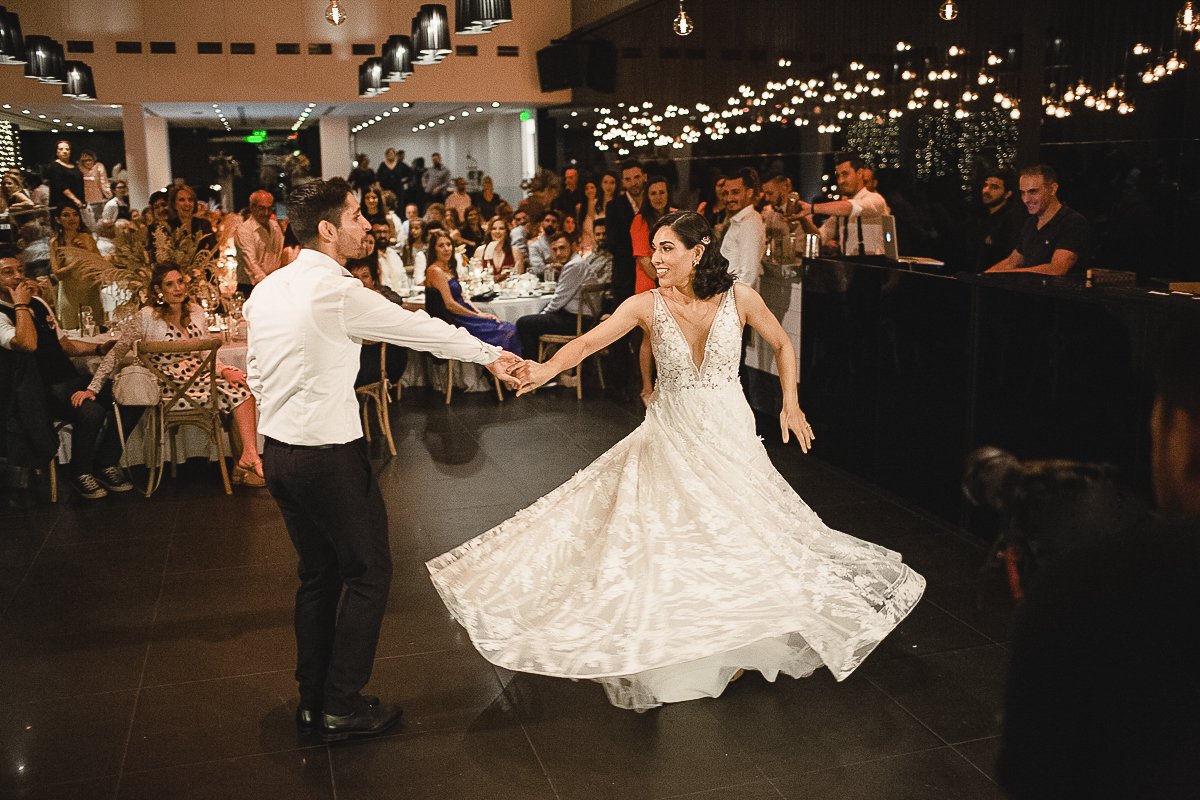 wedding first dance at occhio