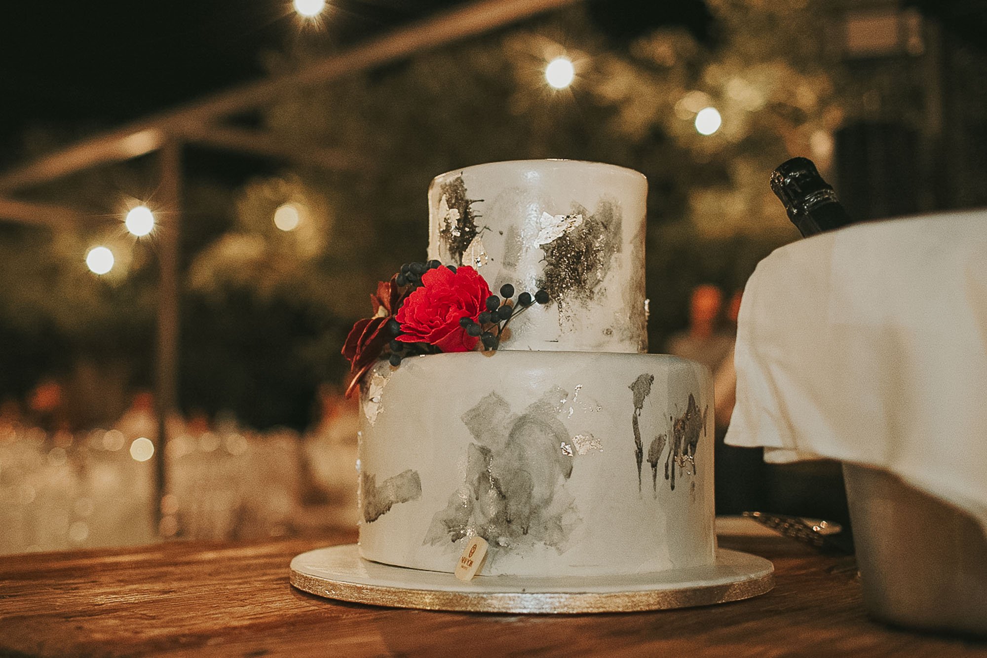 Wedding cake at Dafermou winery