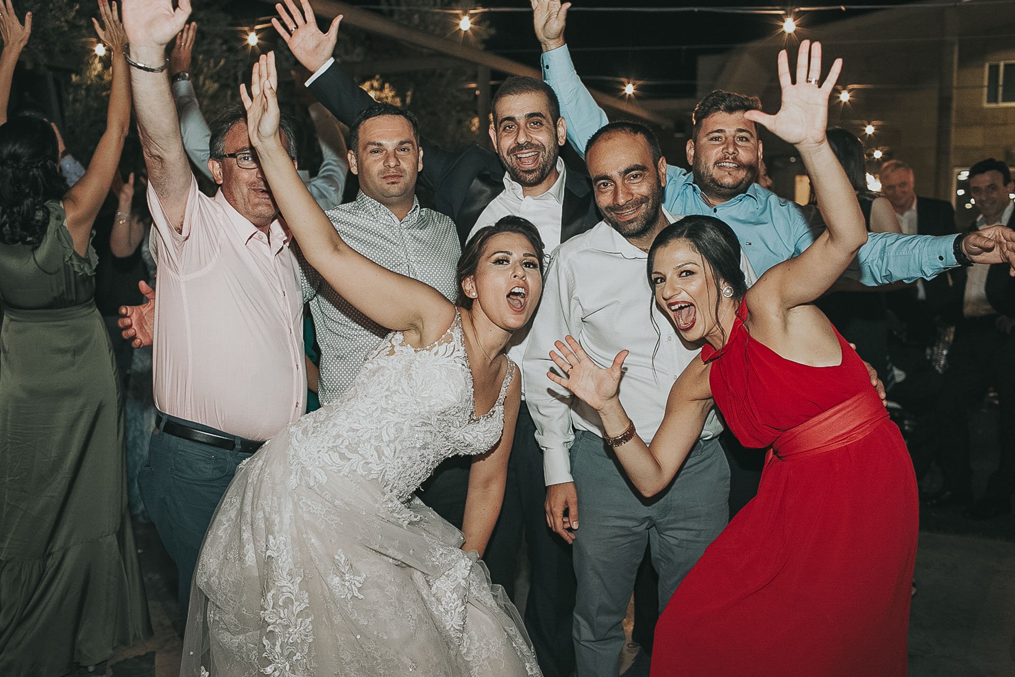 marianna and chris dance at dafermou winery