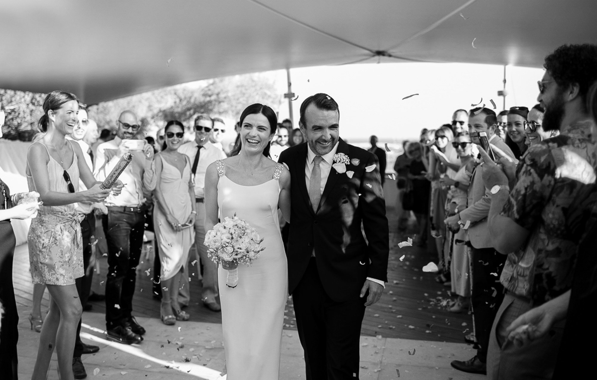 Confetti shot grecian park hotel