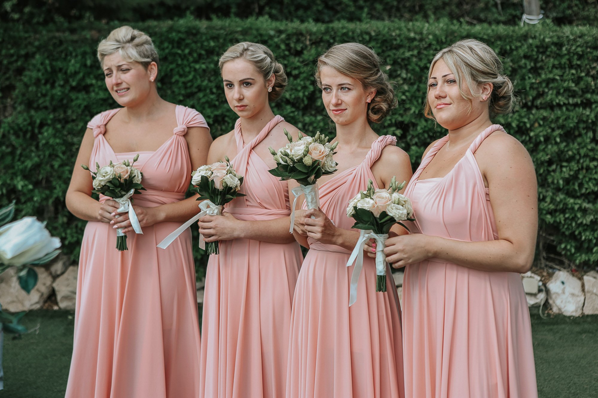 wedding photography bridesmaids at grecian park hotel