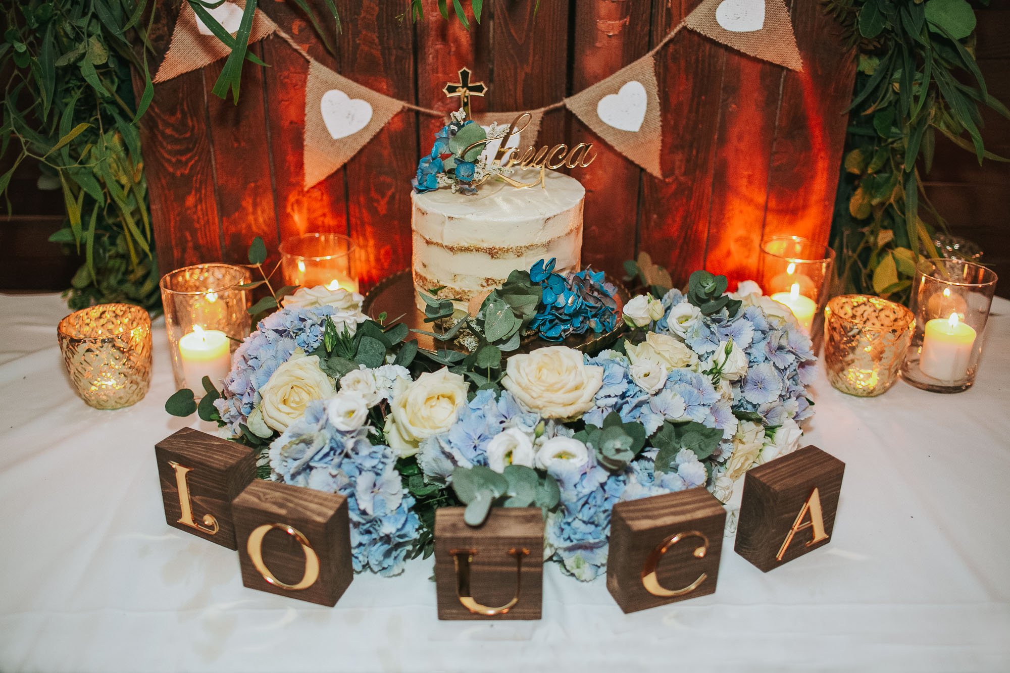 christening cake at grecian park hotel