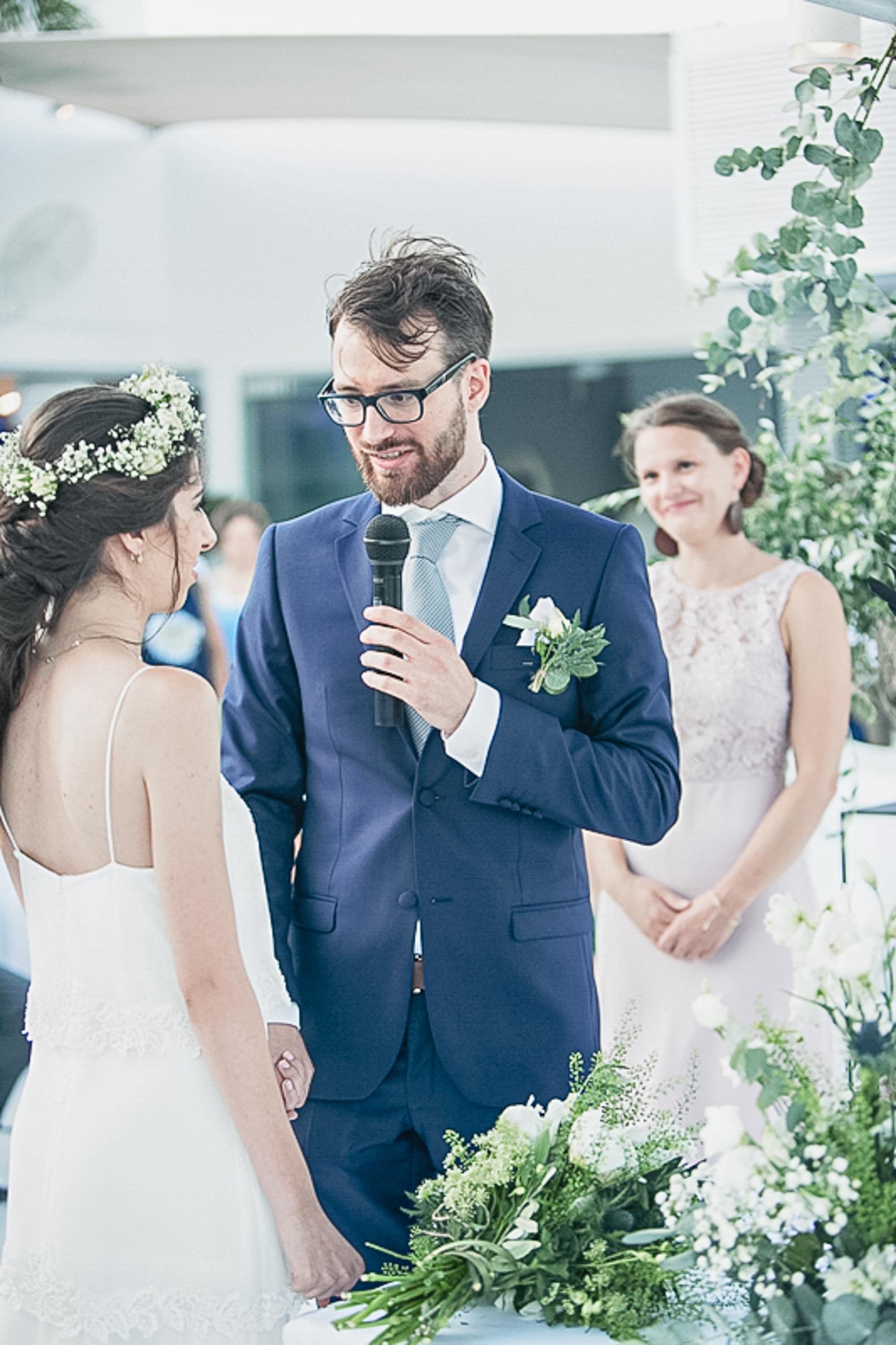 wedding ceremony at galu seaside