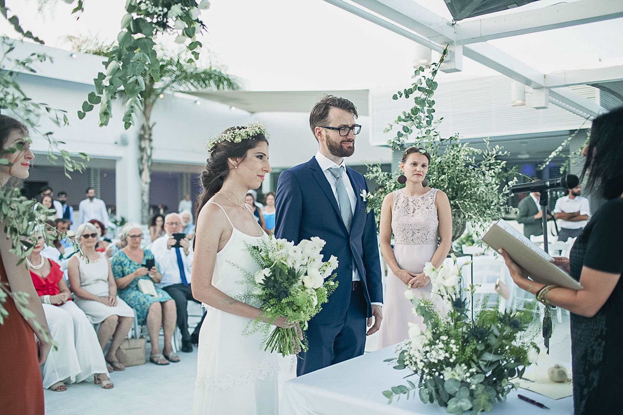 wedding ceremony at galu seaside