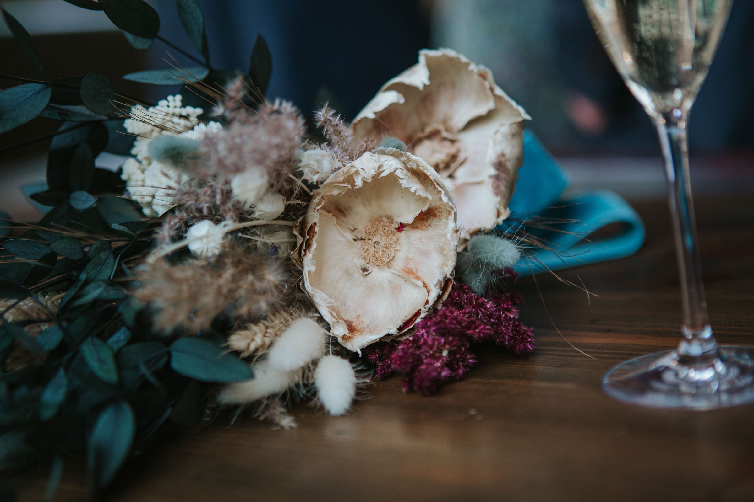  Lizzie’s wedding flowers. 