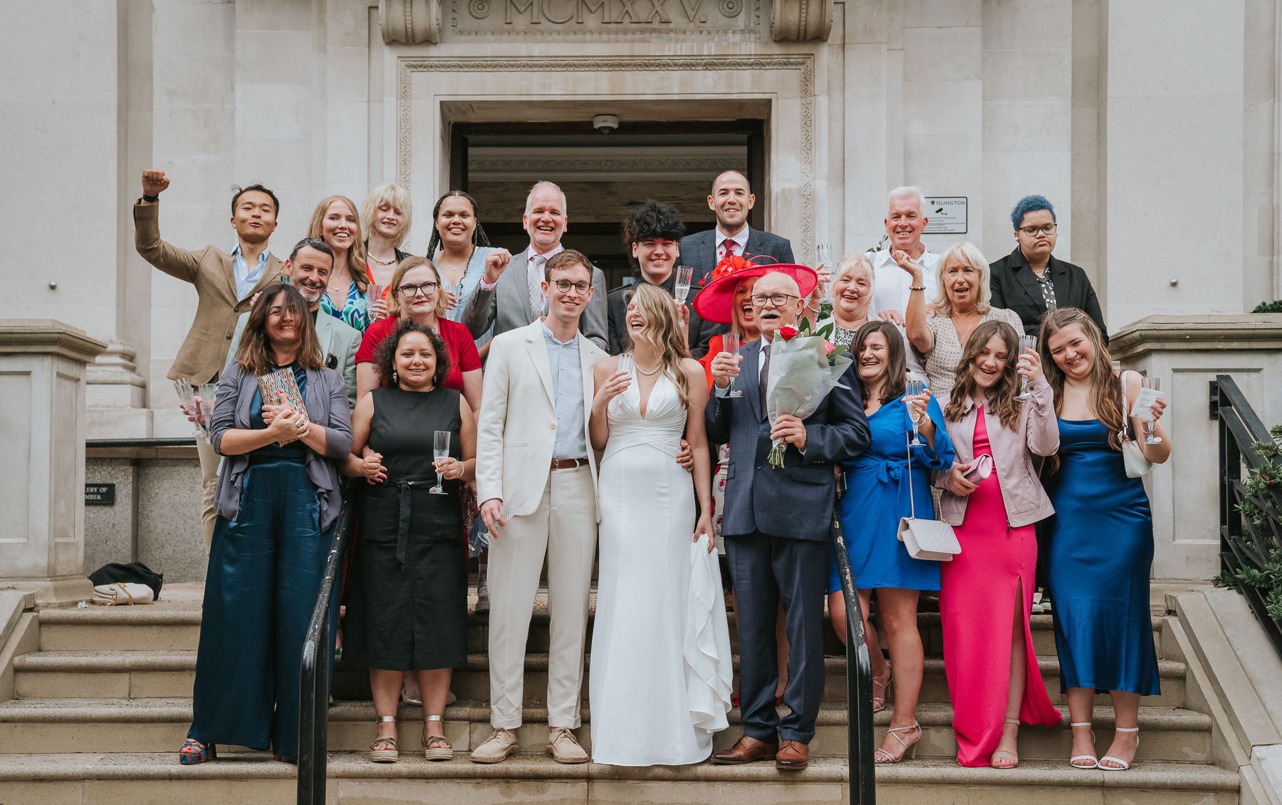 Wedding Party at Islington Town Hall
