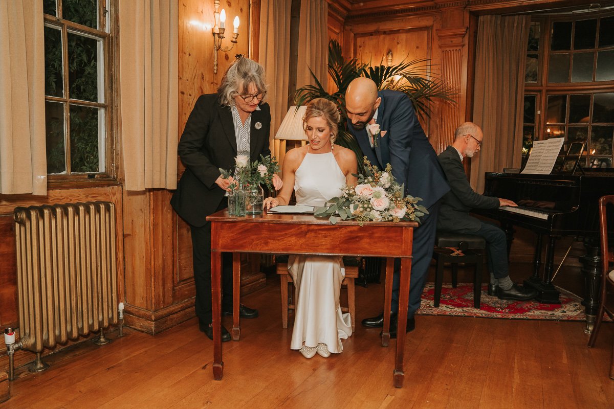 Signing of the Register