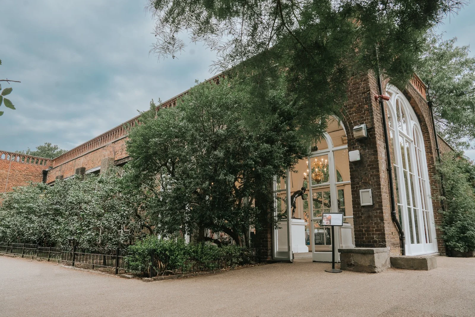 Exterior of The Orangery, Holland Park wedding venue