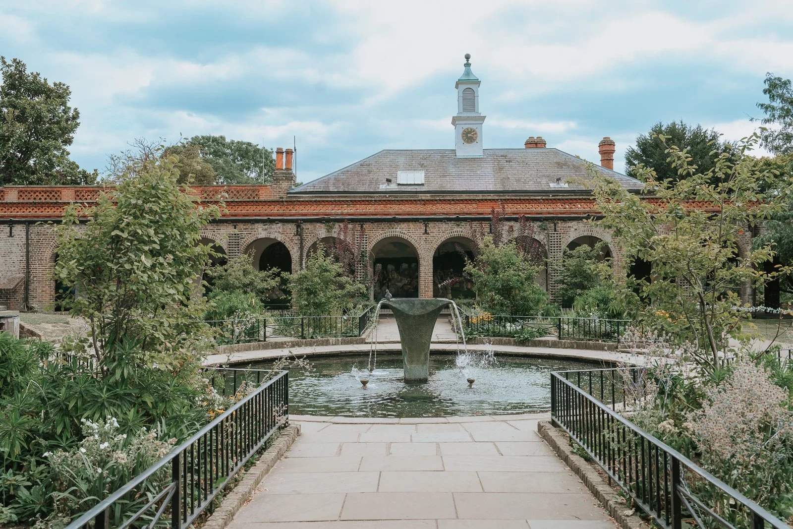 Fountain courtyard at The Orangery, Holland Park