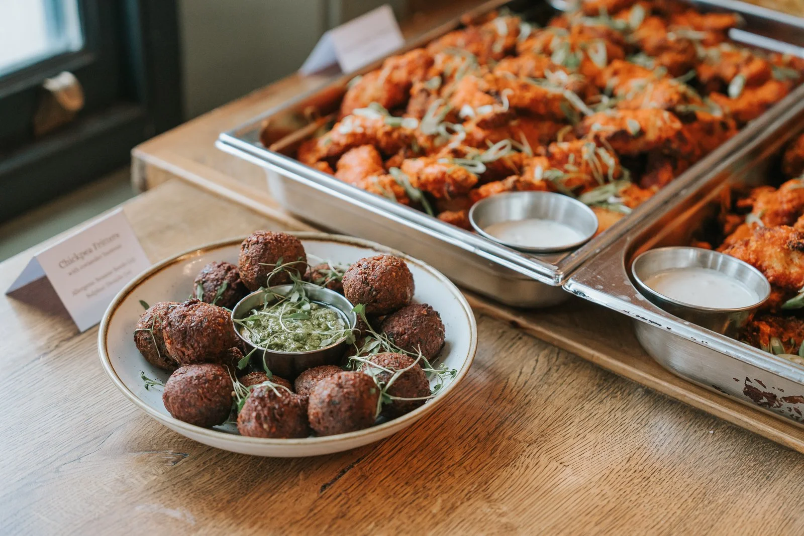 Canapés served at a christening reception at Westow House pub in Crystal Palace. 