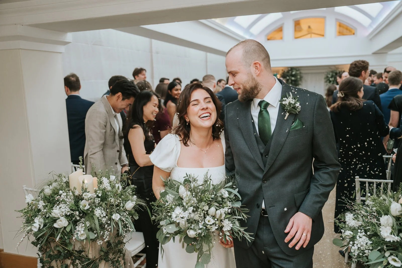  Natural documentary wedding photography at Pembroke Lodge in Richmond Park. 
