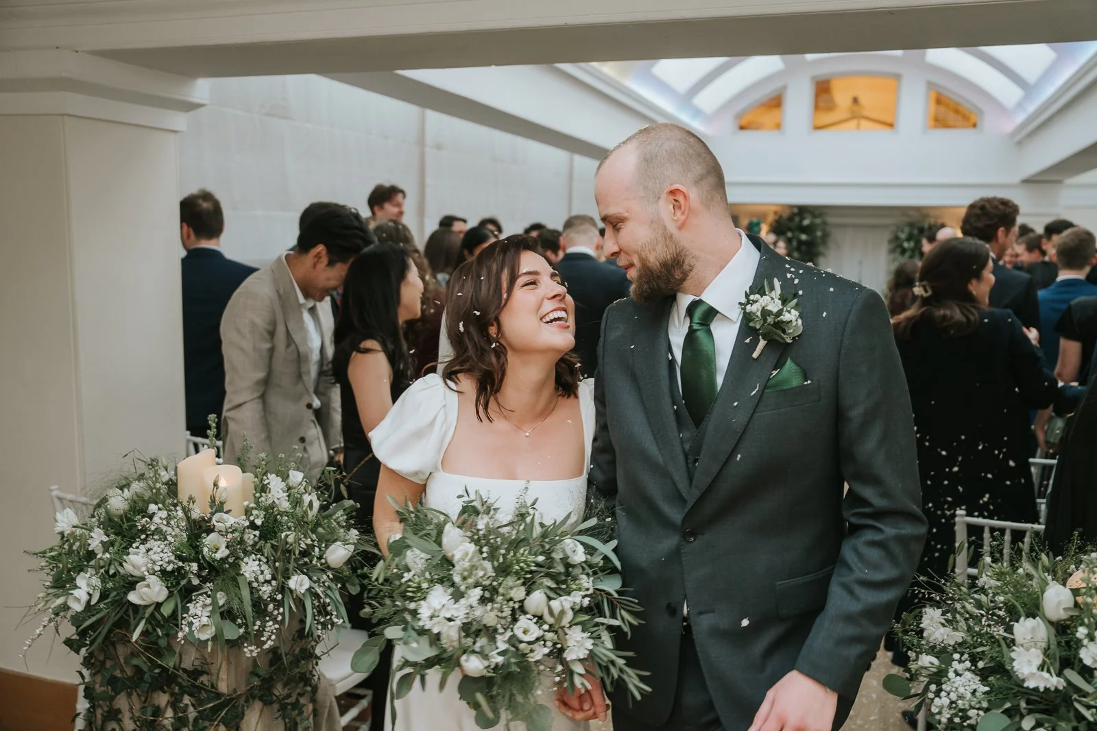  Natural documentary wedding photography at Pembroke Lodge in Richmond Park. 