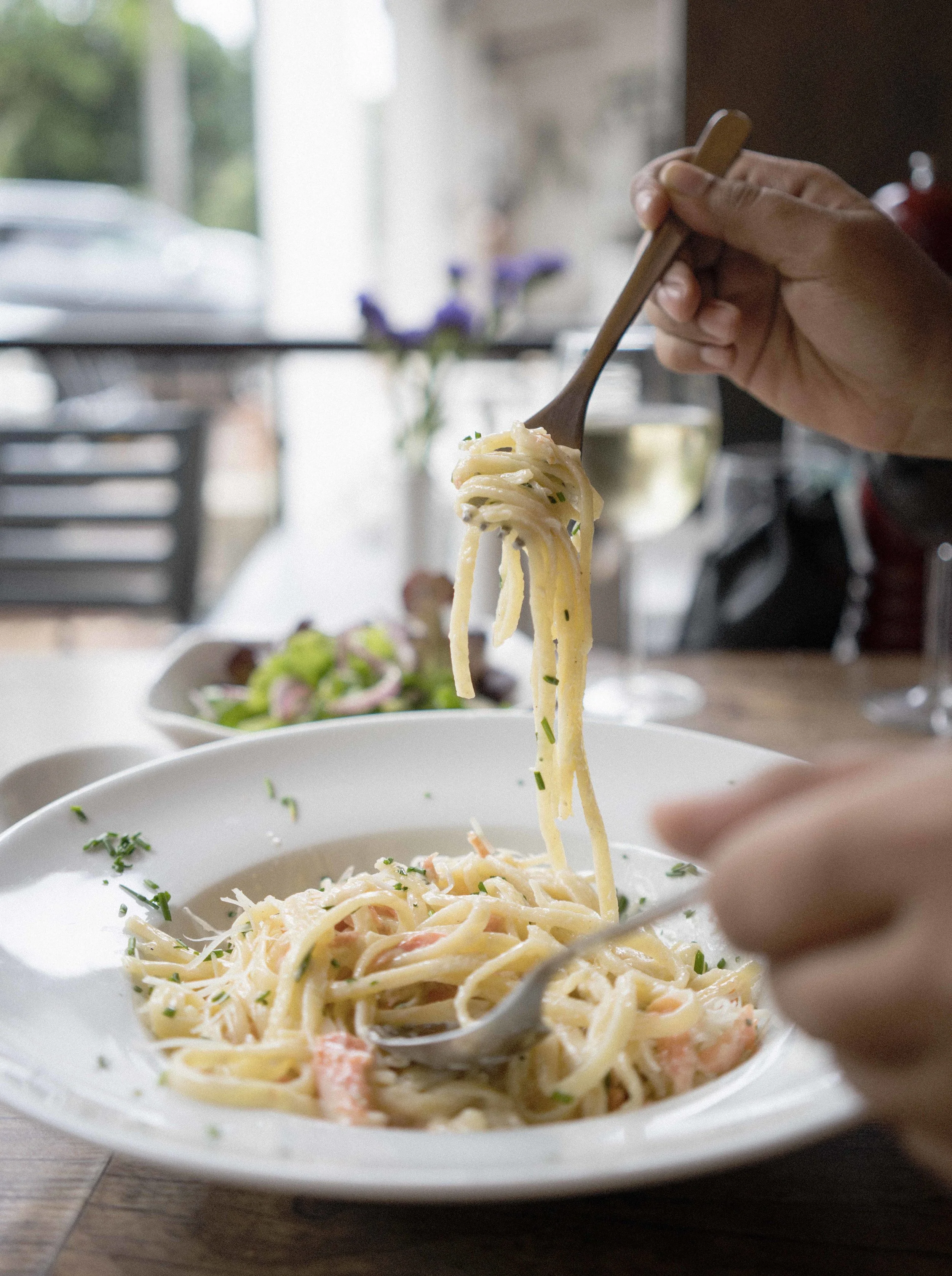 Smoked Salmon & Cream Pasta