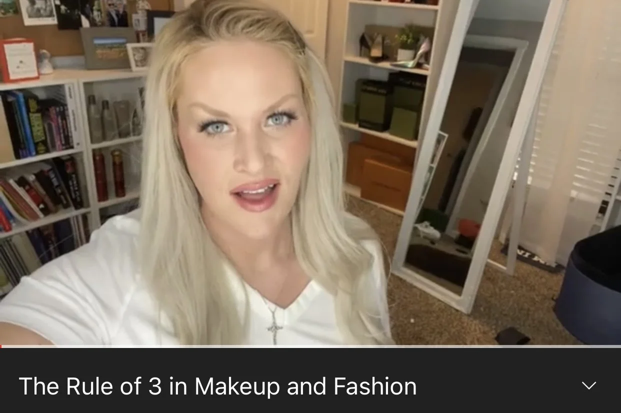 The Rule of 3 in Makeup and Fashion