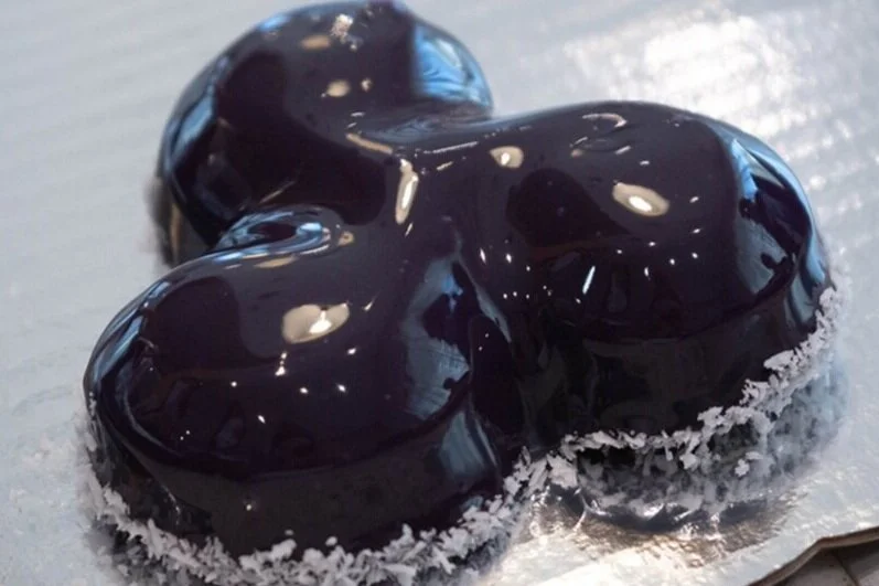 Мус торти с огледална глазура