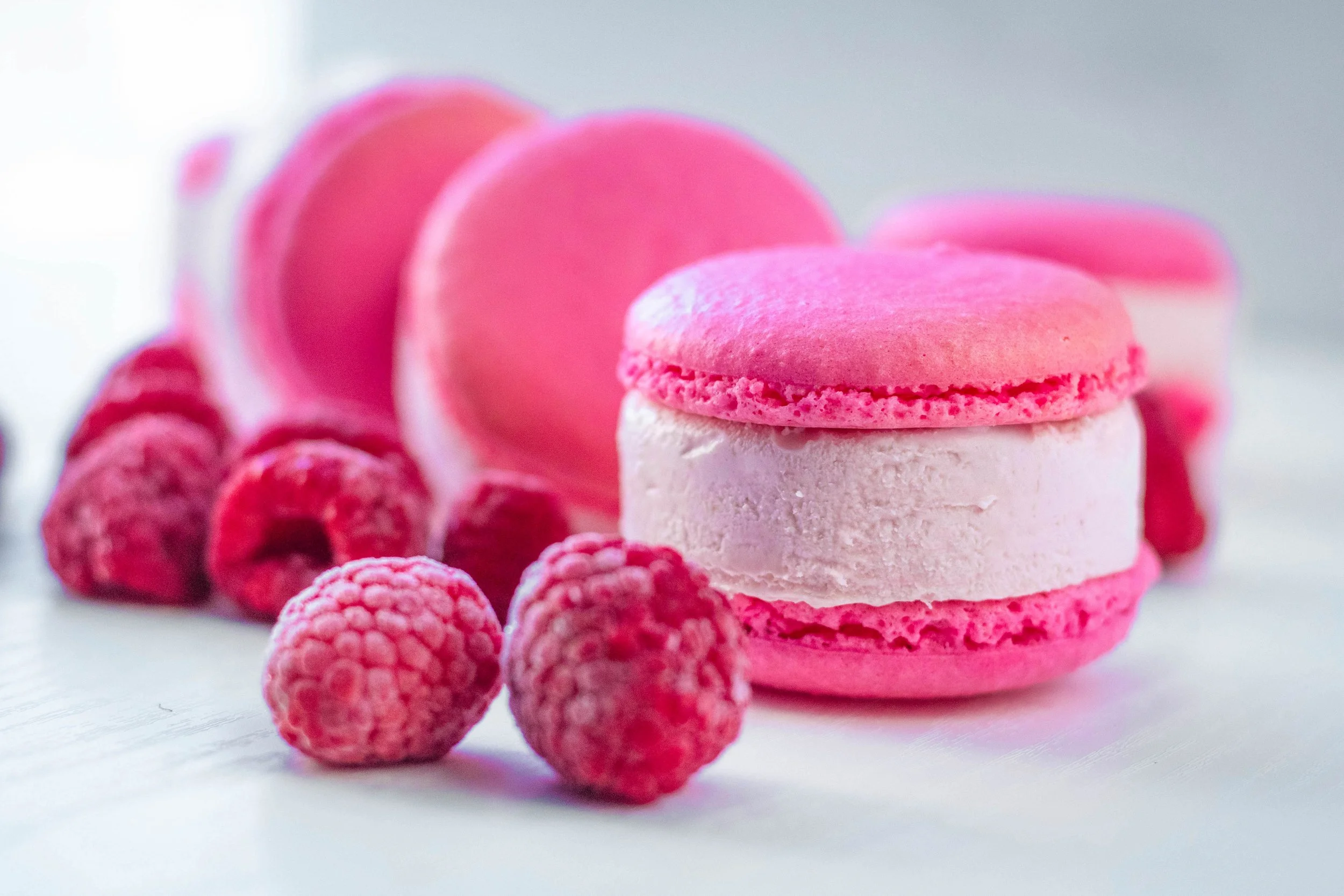 Сладоледени френски макарони