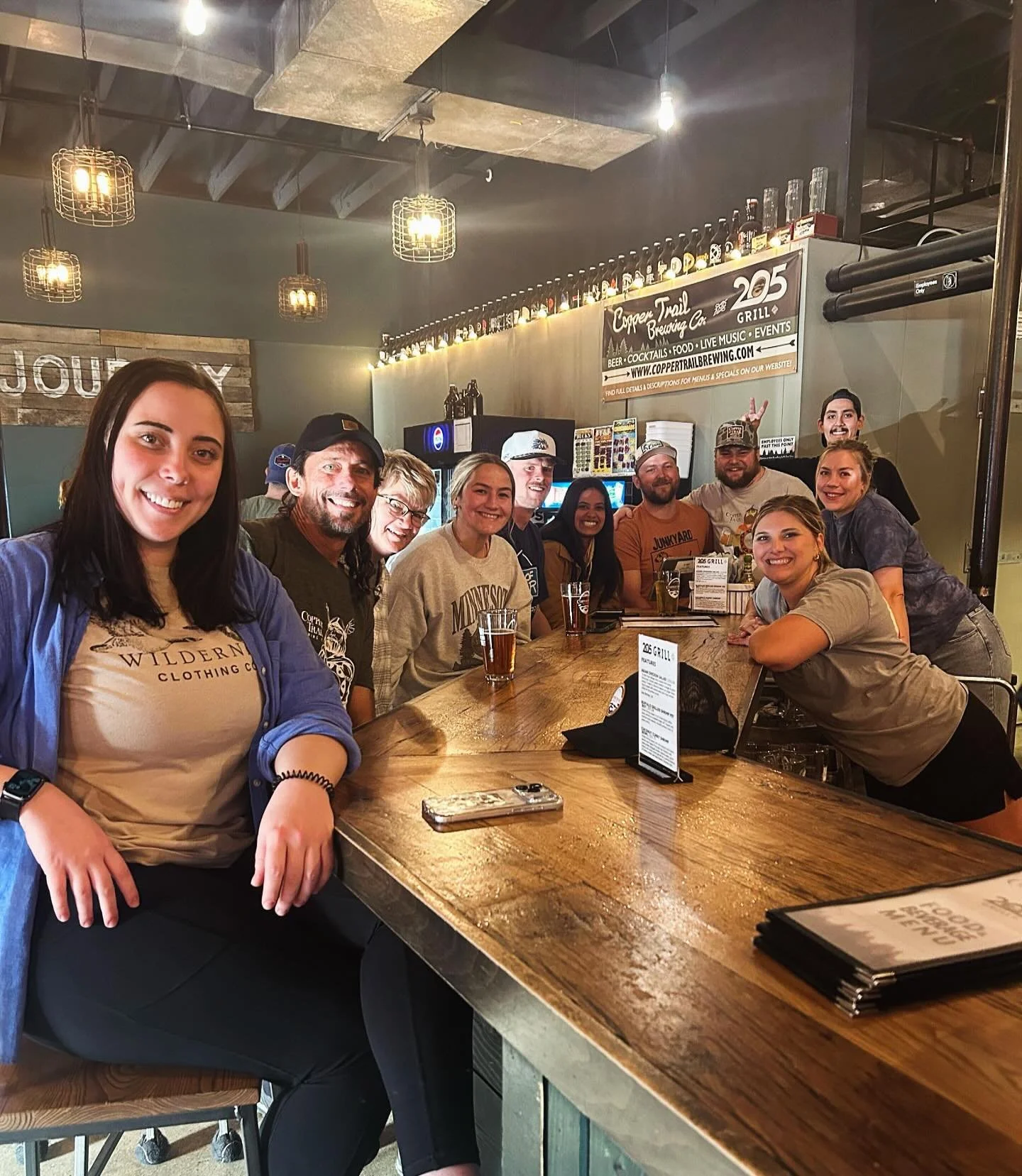 The team + some special guests! Happy belated birthday to one of our amazing bartenders Bria!

#alexandriamn #brewpub #brewery #craftbeer #downtownalexandria