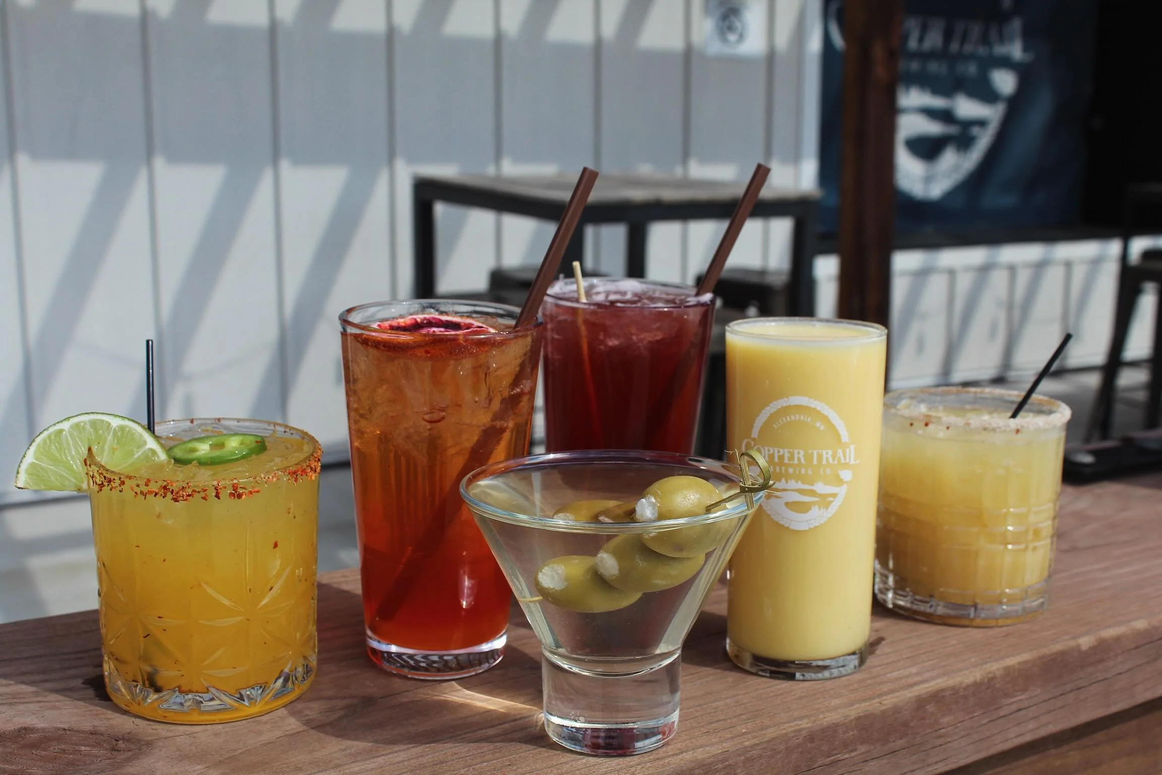 NEW COCKTAILS!‼️

We have an array of new cocktails on our menu available all summer long! Enjoy some Aperol Spritz, classic martinis, painkillers, and more on our patio!

#alexandriamn #brewpub #brewery #craftbeer #downtownalexandria