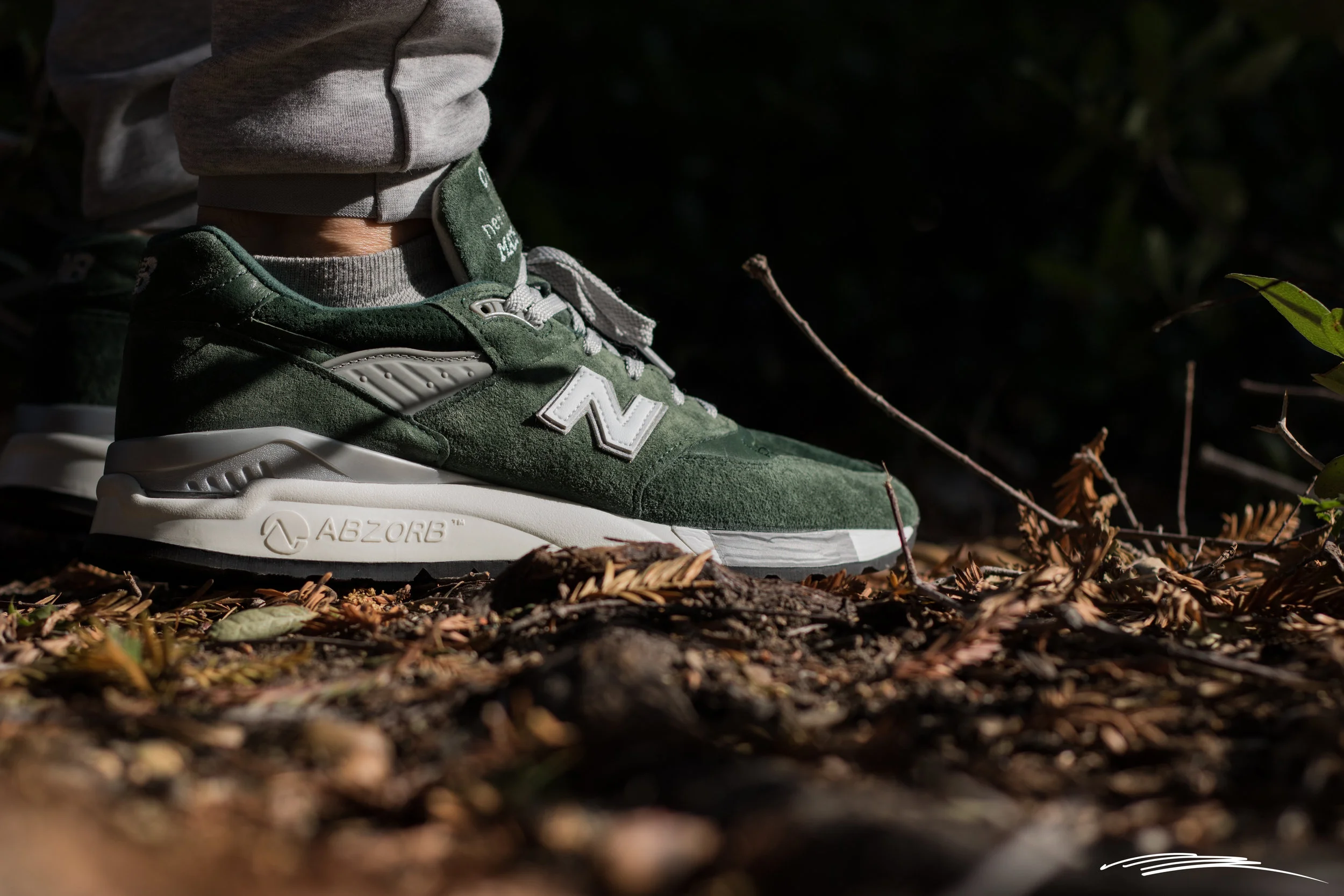 hunter green new balance