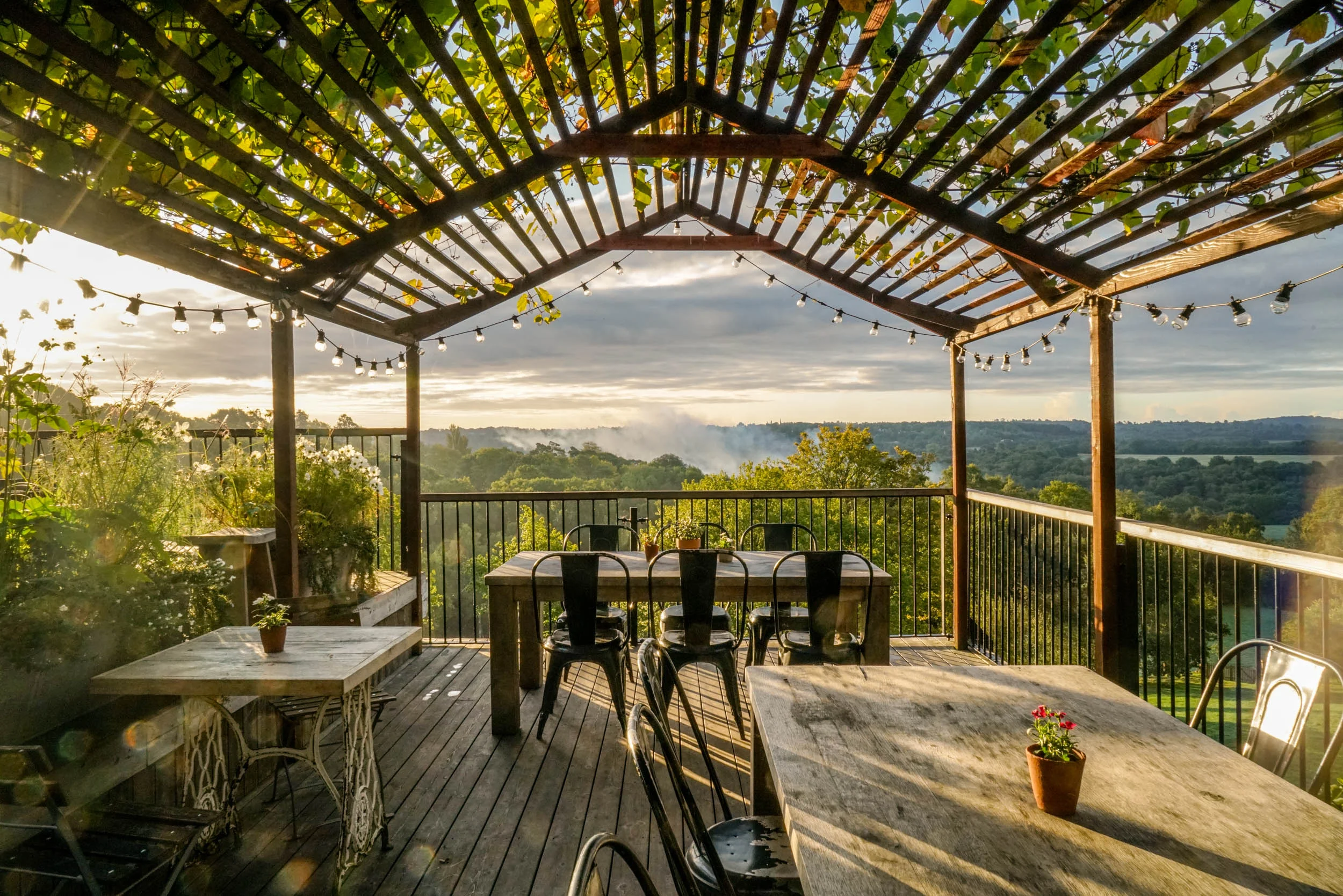 Restaurant Terrace Garden, Tunbridge Wells Garden Design Kent