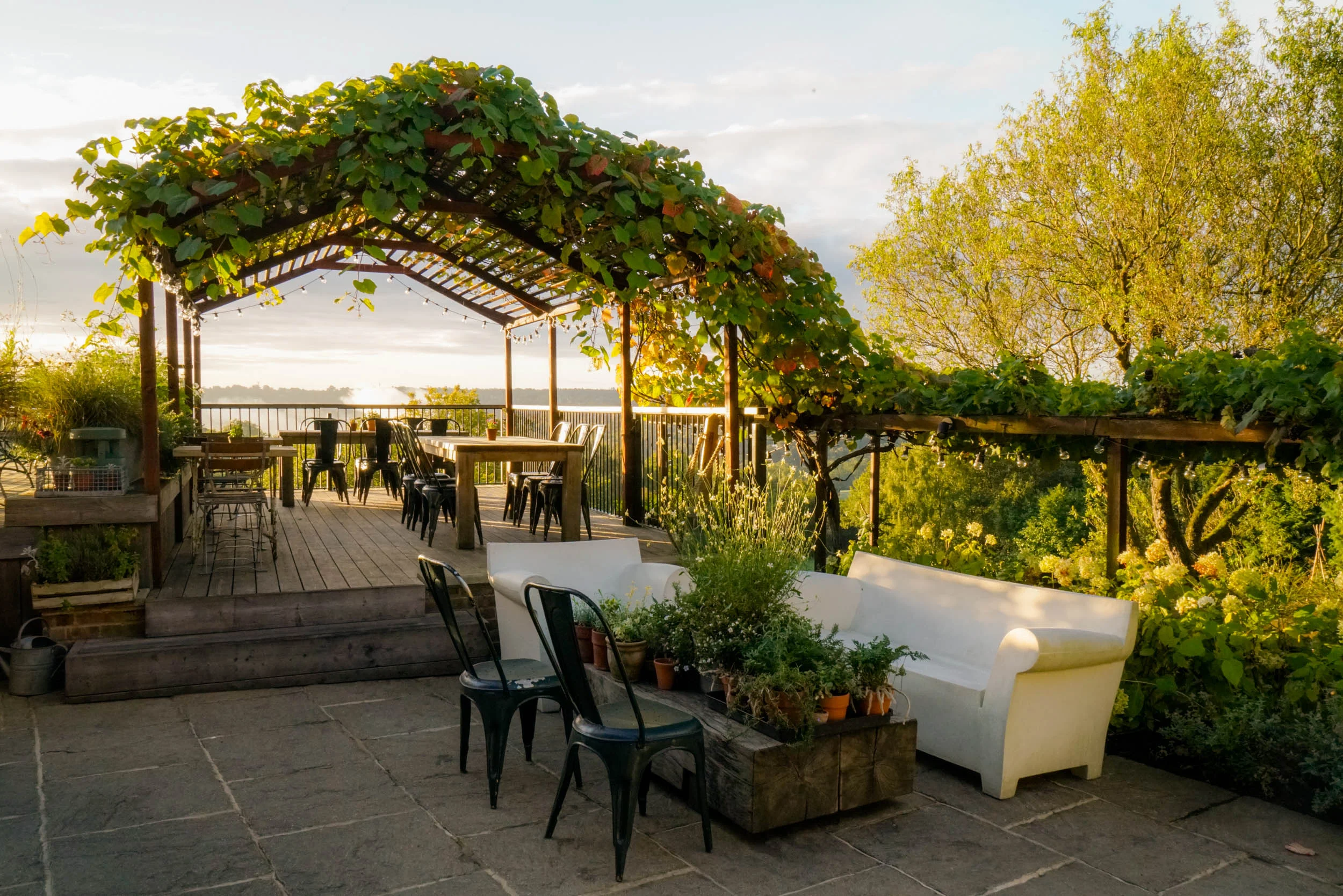 Restaurant Terrace Garden, Tunbridge Wells Garden Design Kent