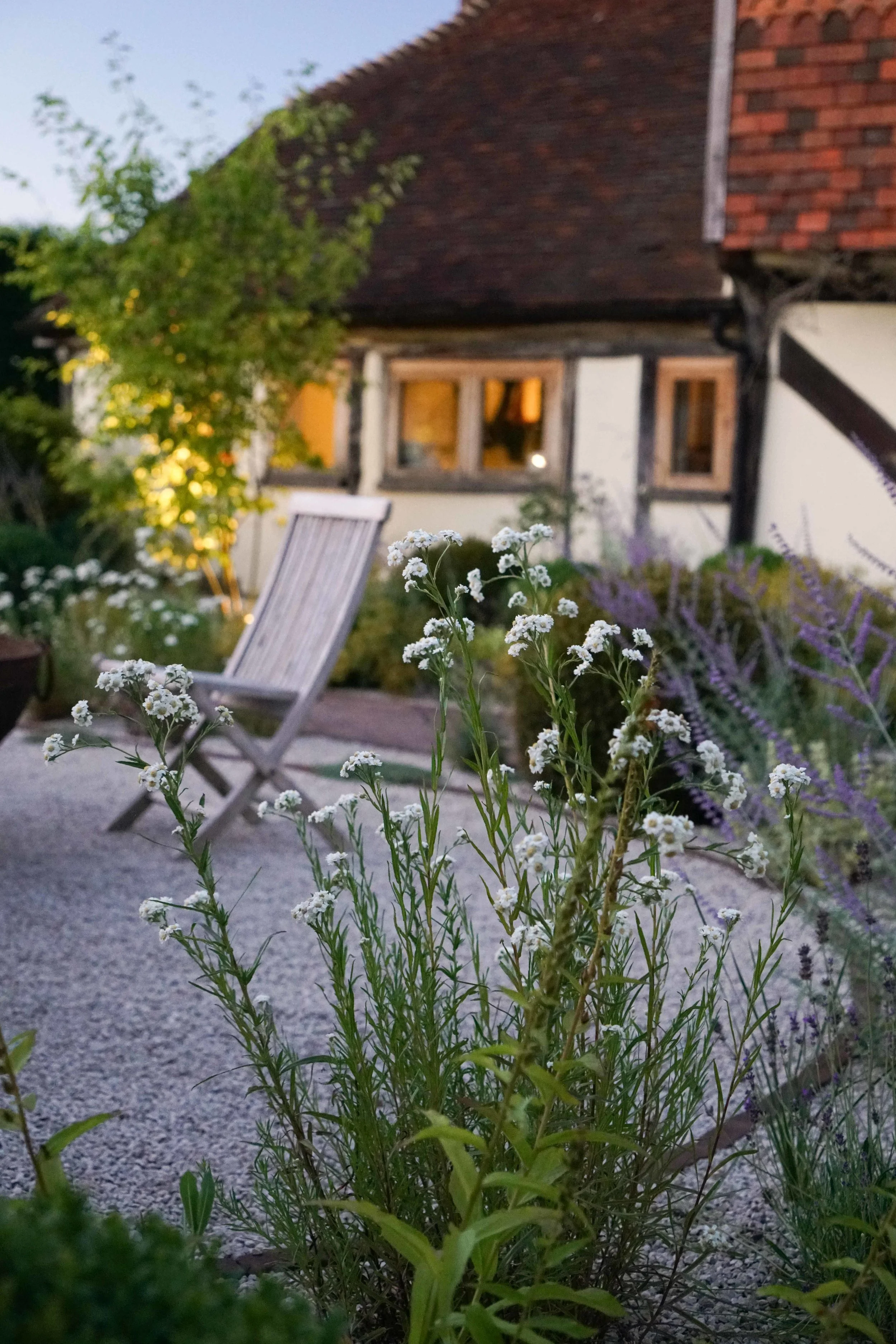Casual seating around the Fire Pit | Frittenden | Kent