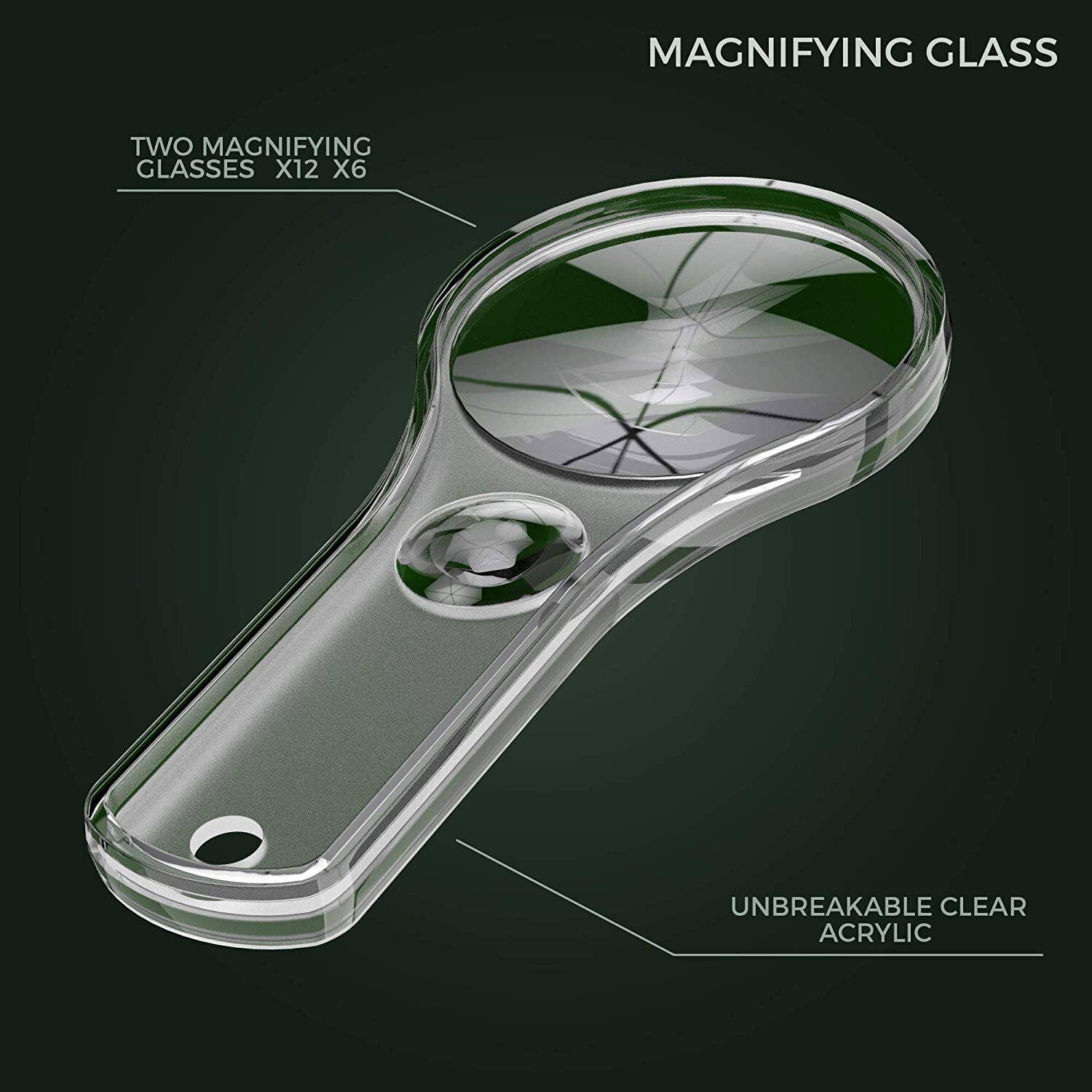 Fan Magnifying Glass, Includes: Kids Binoculars 9-in-1 Explorer Kit for Kids 