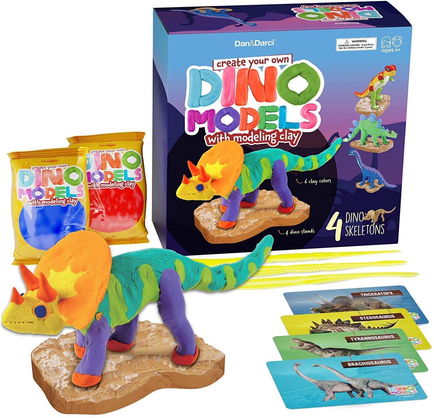 Create your own Dino Models with Modeling Clay — Dan&Darci