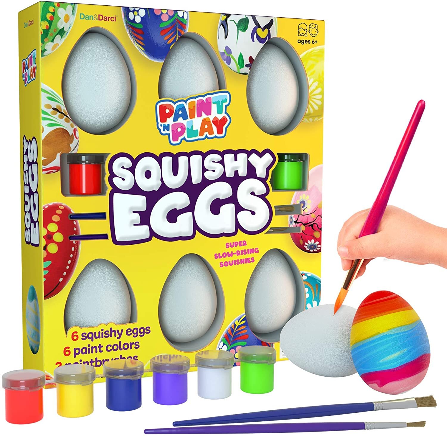 Paint Squishy Eggs Kit — Dan&Darci