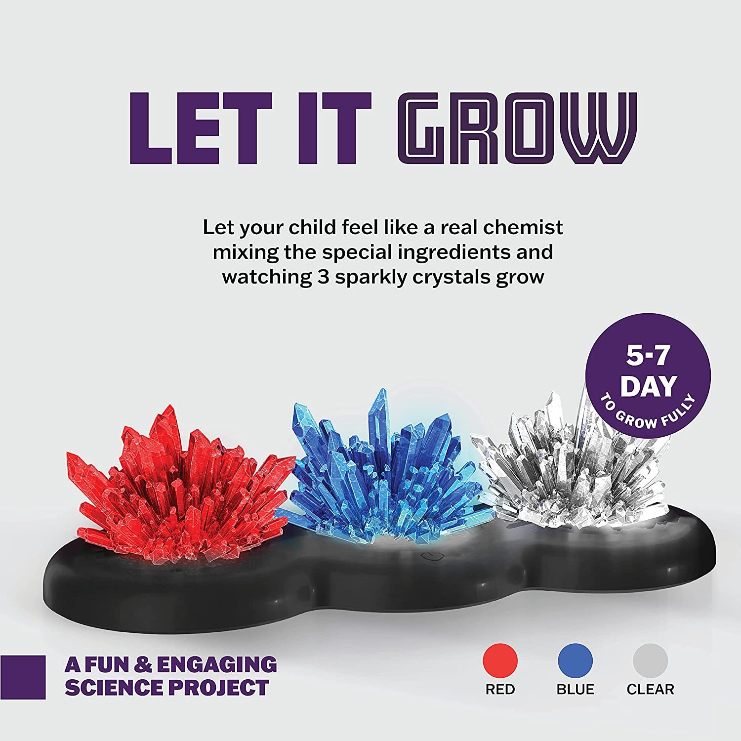 Crystal Growing Kit for Kids Science Experiments for Boys and Girls