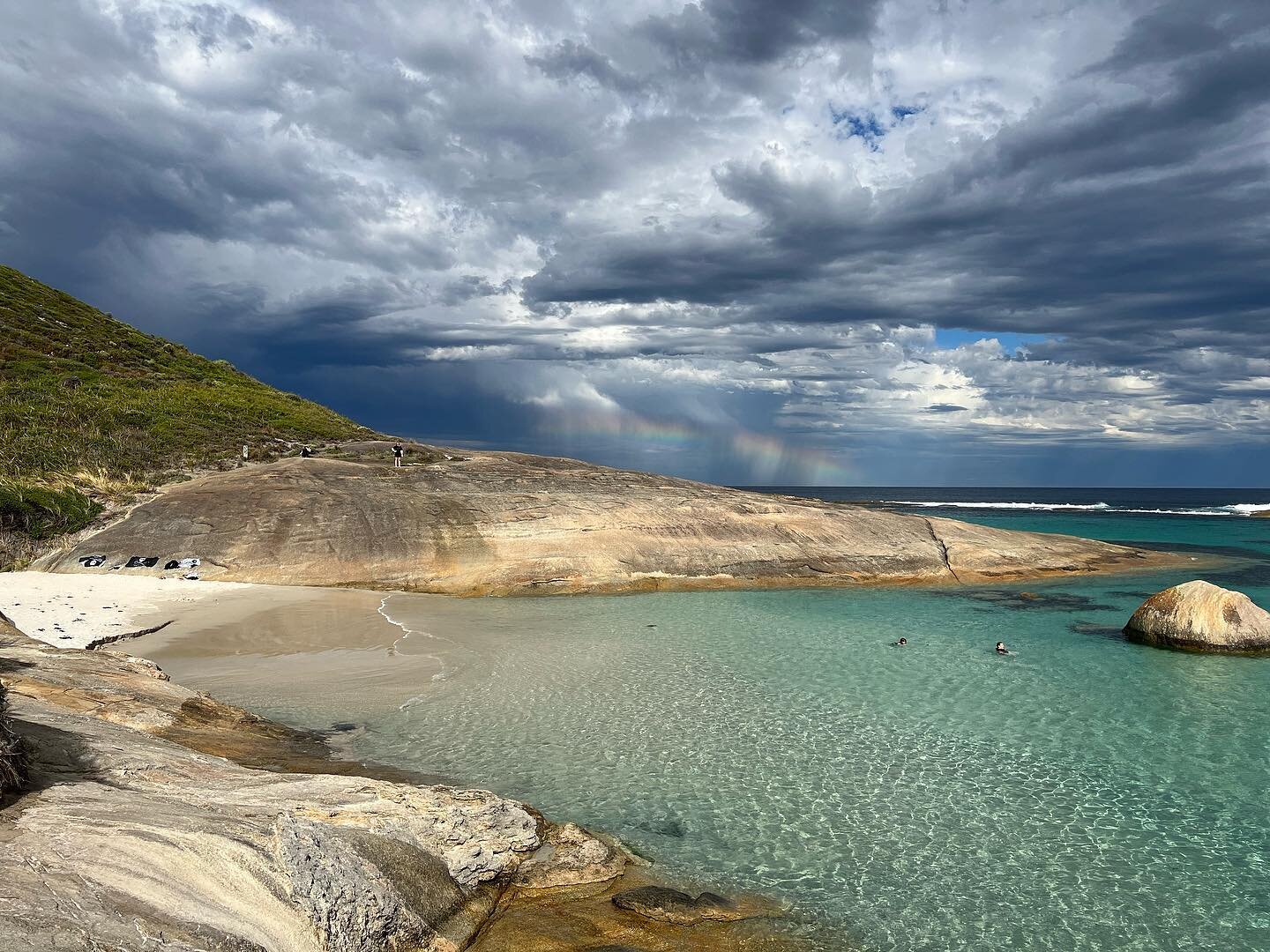 Have I told you I&rsquo;m writing another book? 📖

I&rsquo;m ankle deep in beach research for a new @hardiegrantbooks book that will hit shelves next year. 

Places like this are making the job a dream. This is Greens Pool and Elephant Rocks in Will