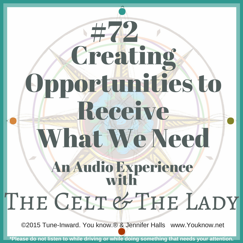 #72 Creating Opportunities to Receive What We Need