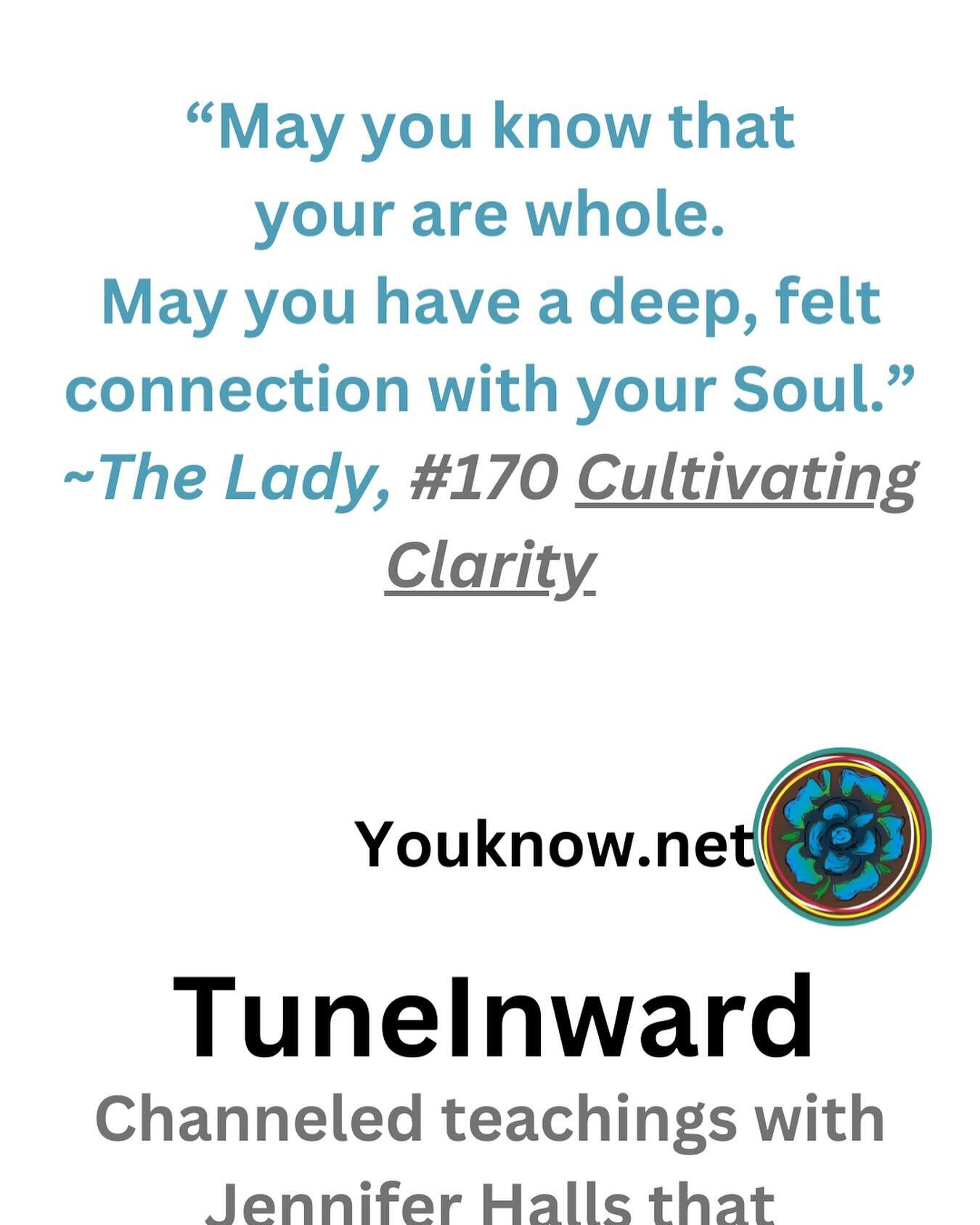 Last night&rsquo;s TuneInward has fast, easy ways to gain clarity-to experience now go to Youknow.net 

#followyourintuition
#intuitivehealing
#trustyourintuition
#oldwounds
#knowyourself
#embodiedhealing
#clearblockstointuition
#intuitionquot