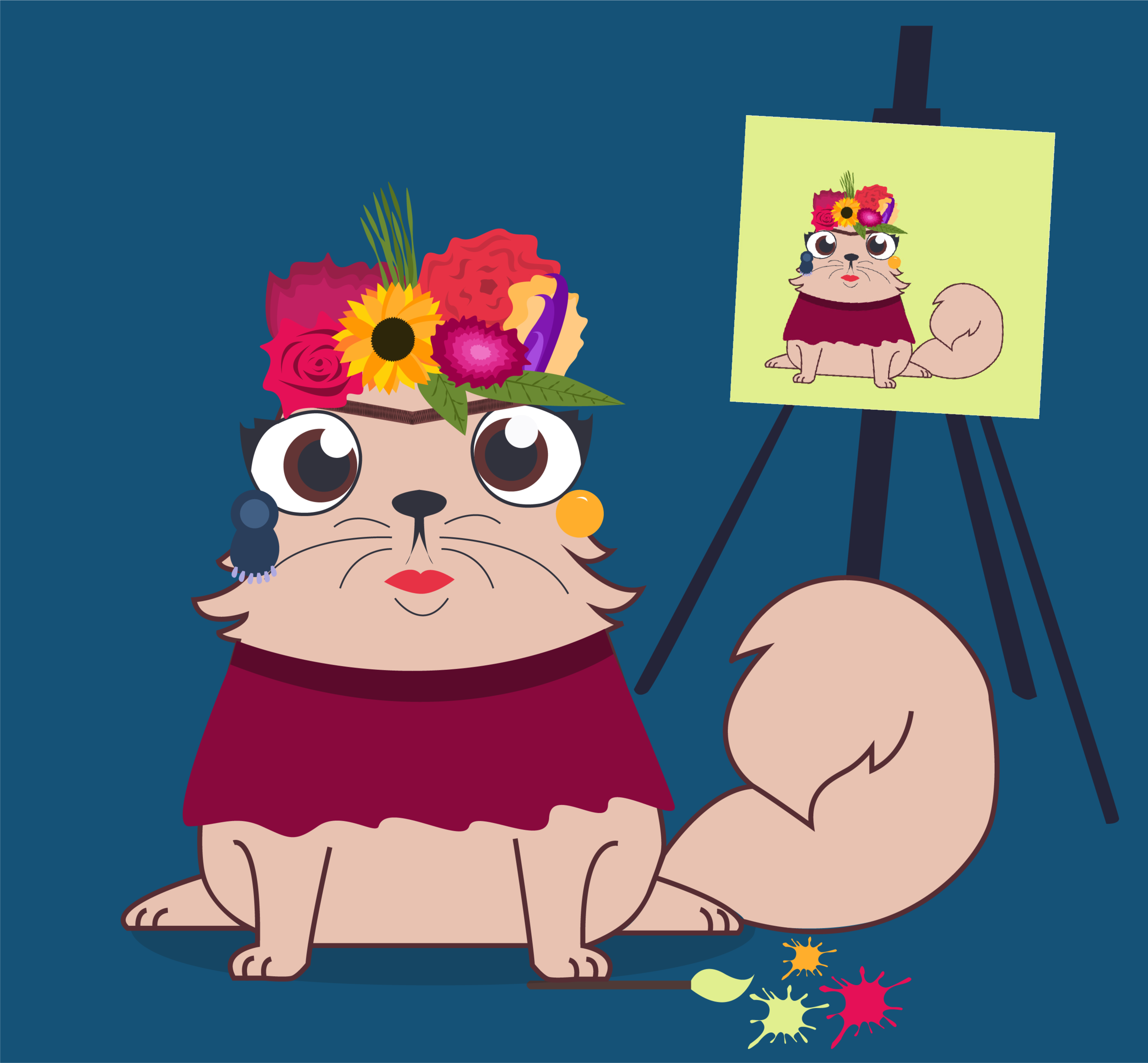July 7, 2018 - Day 7 / 30 - Frida Katlo