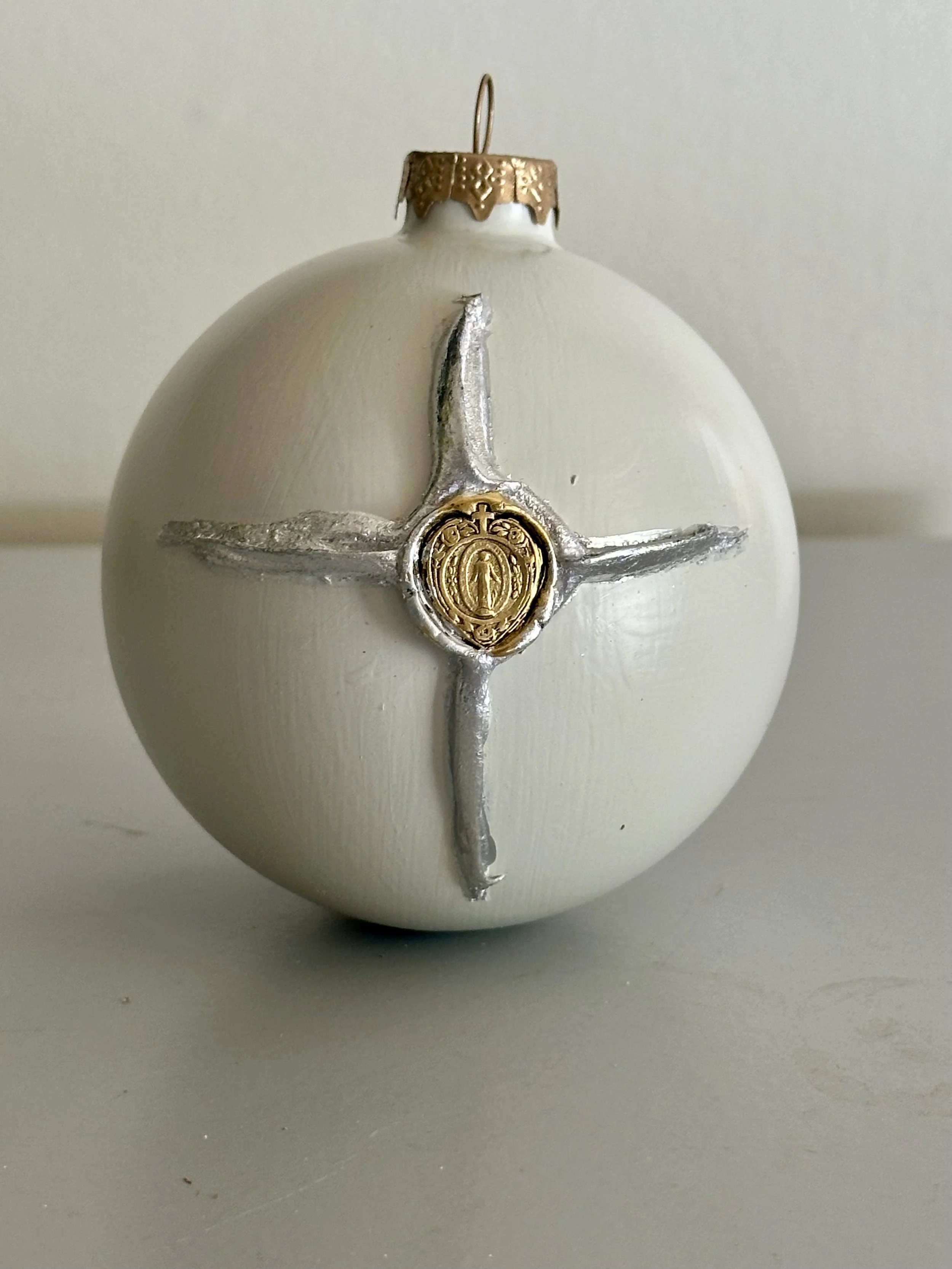 Medallion Cross Ornament