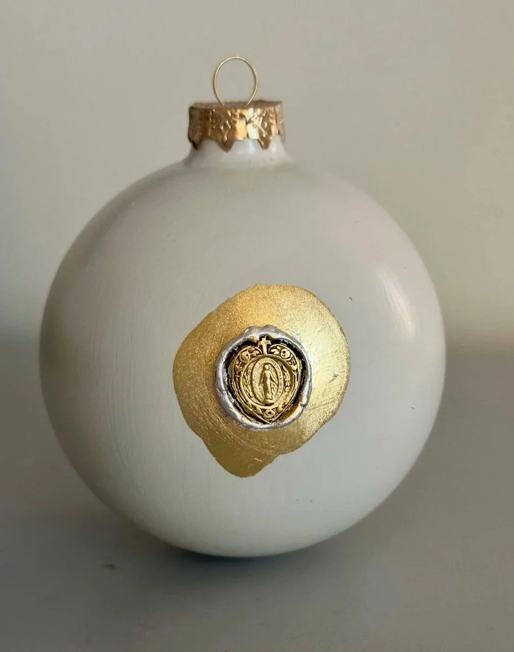 Gold Medallion Ornament
