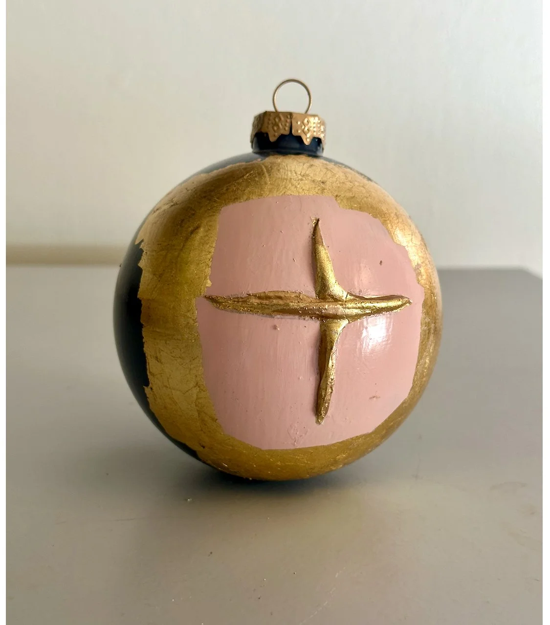 NEW Blush/Blue Cross Ornaments