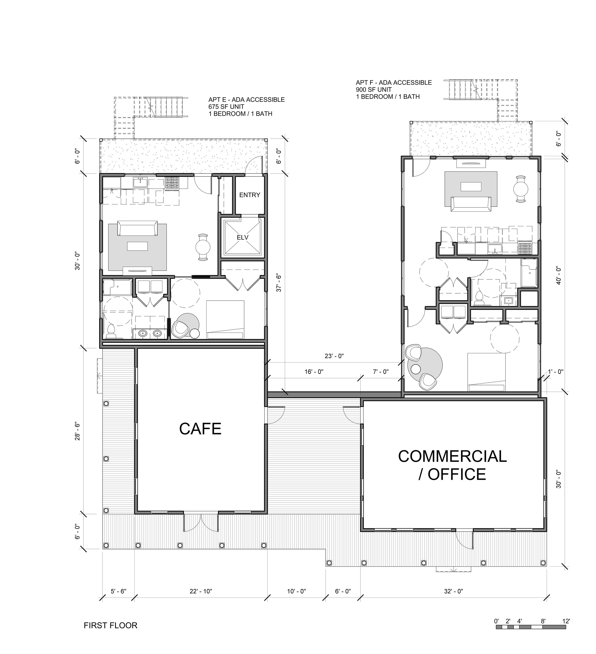 2021-05-17 BRILC Concept Plans - Floor Plan - CAMPBELL AVE MIXED USE UNITS - ALLEY LEVEL ed.jpg