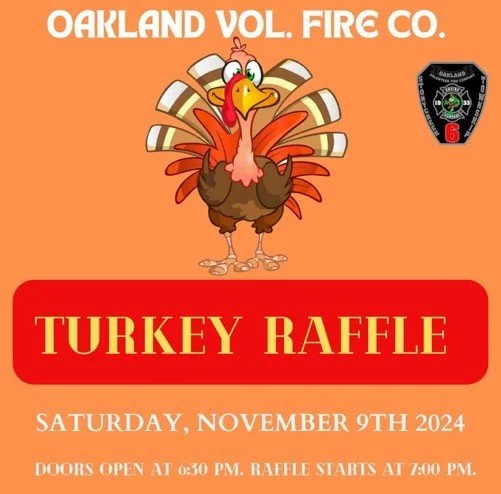 Oakland VFD Turkey Raffle