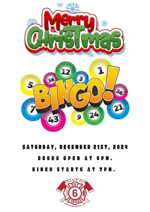 Christmas BINGO - Oakland Vol. Fire Co.