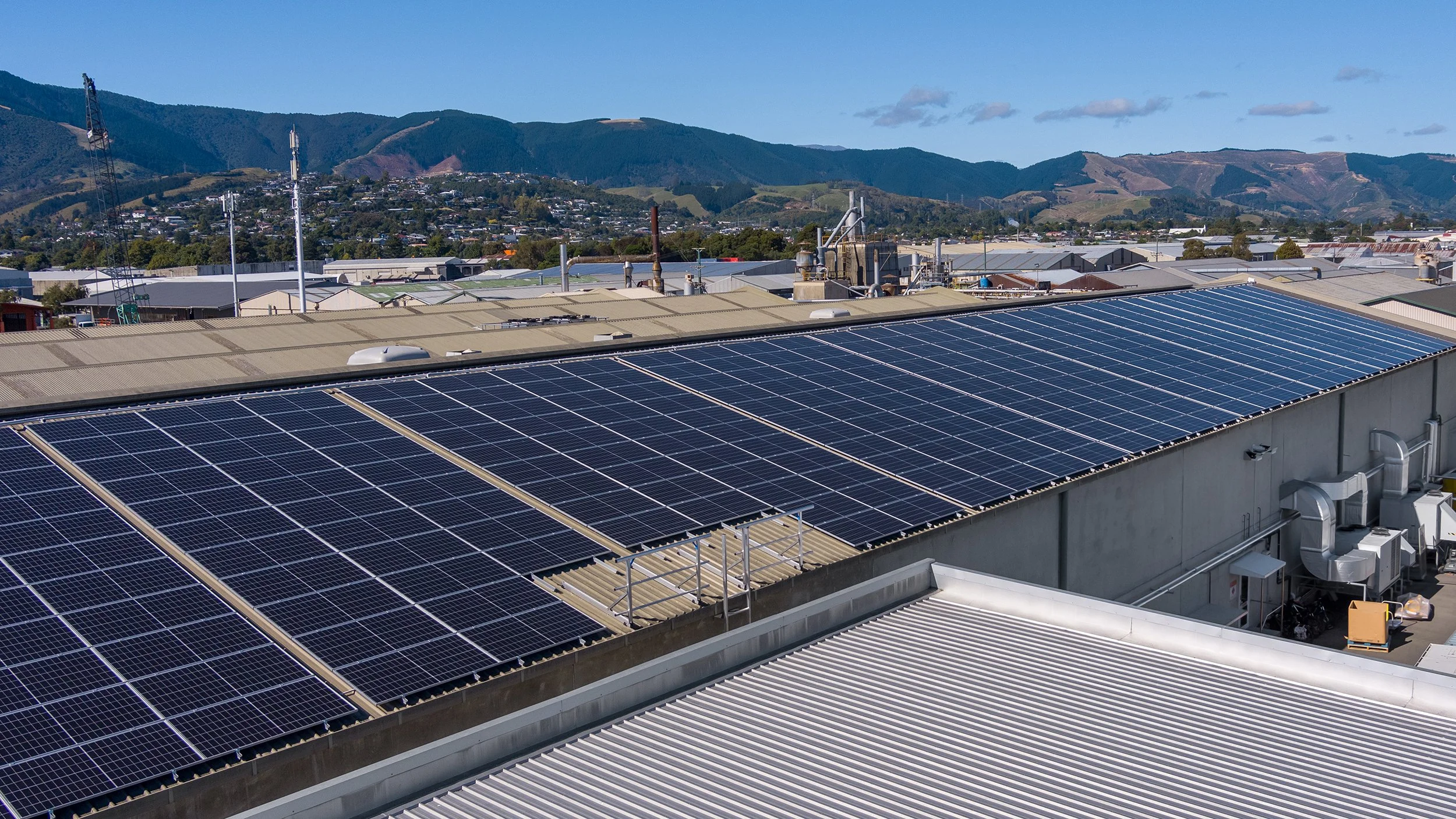 Esolar commercial solar installation at Nelson Tasman