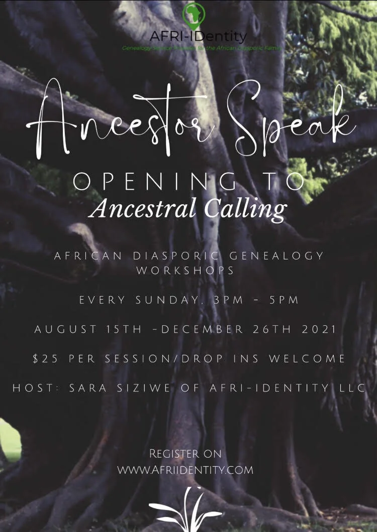ANCESTOR SPEAK: Open to Ancestral Calling Workshop