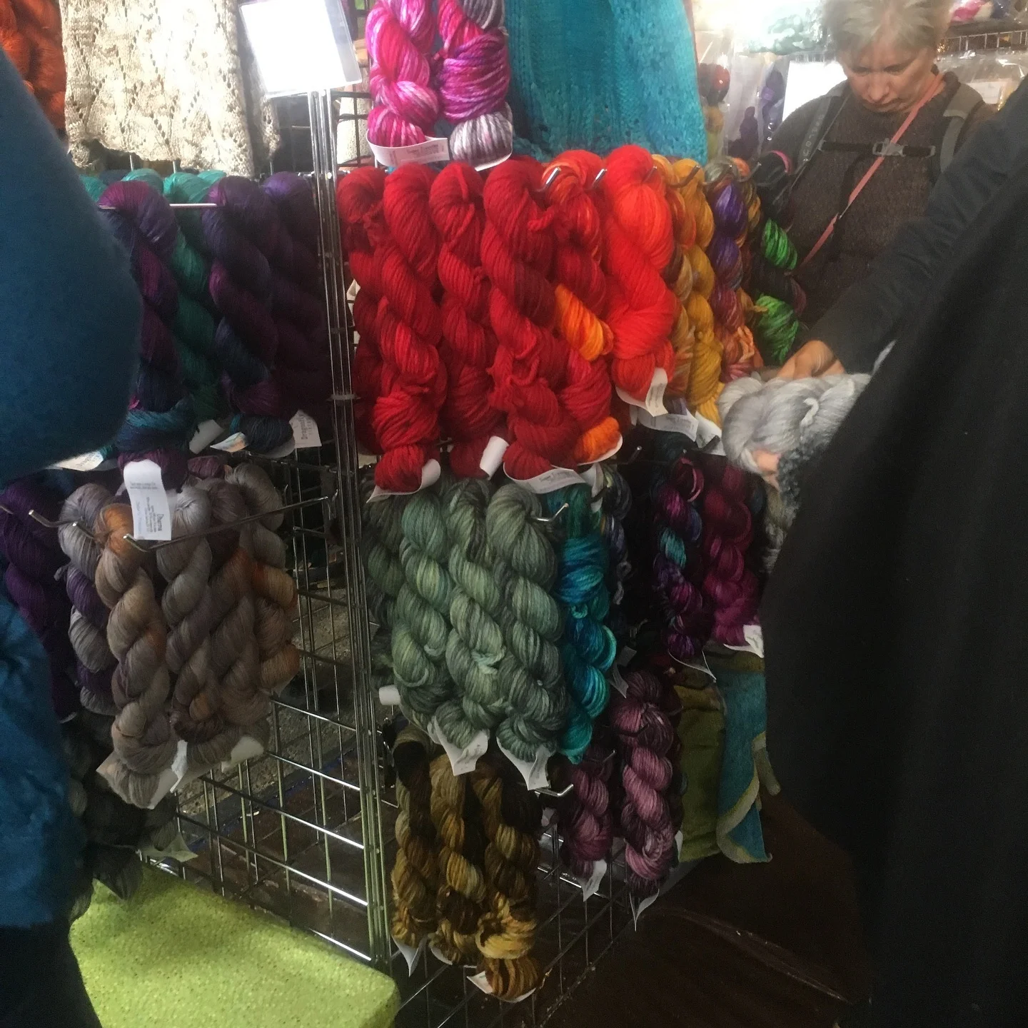  One of many stops into a fiber store (or as I call it, heaven). 