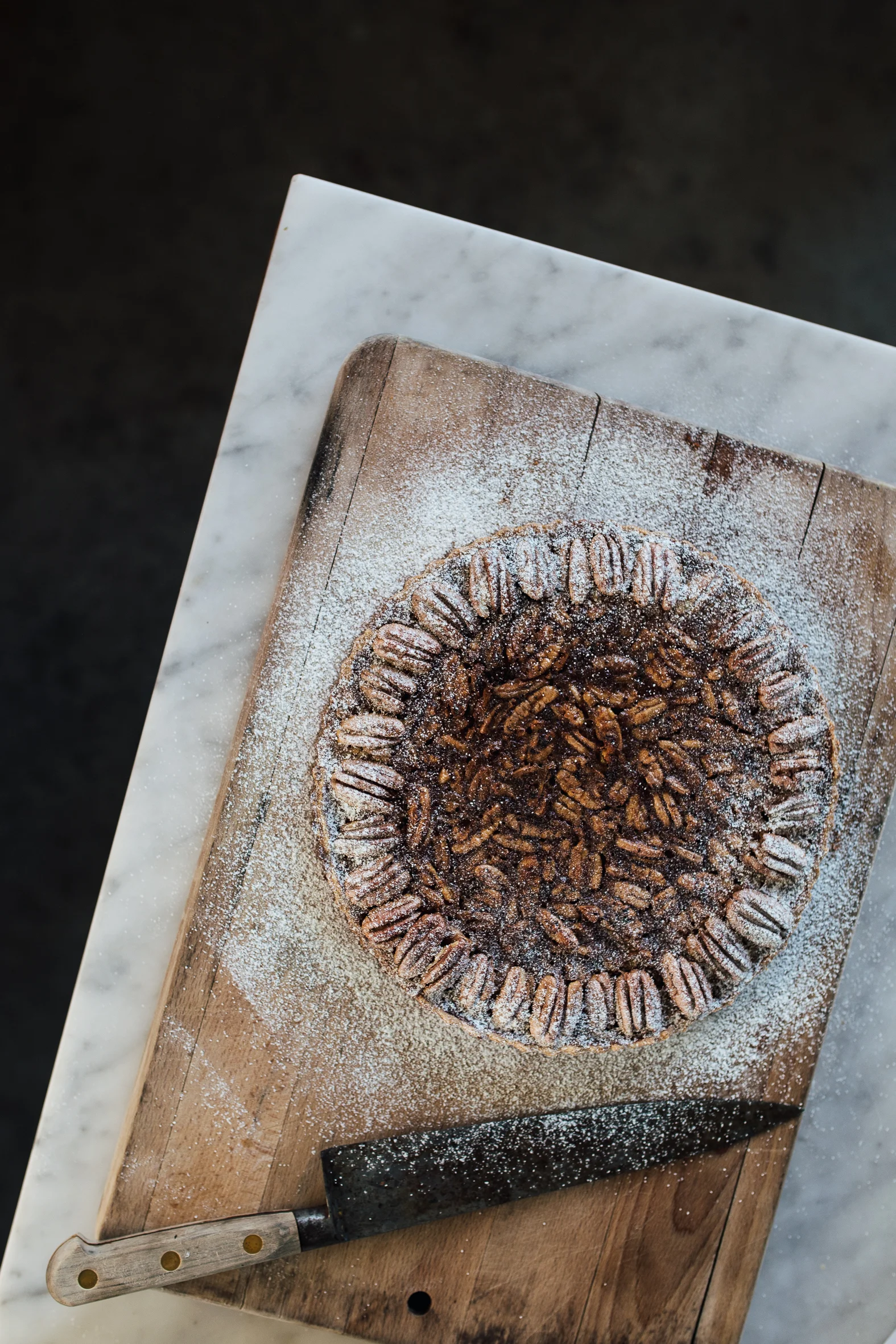 One of many pecan pies Annabelle has made over the past two weeks