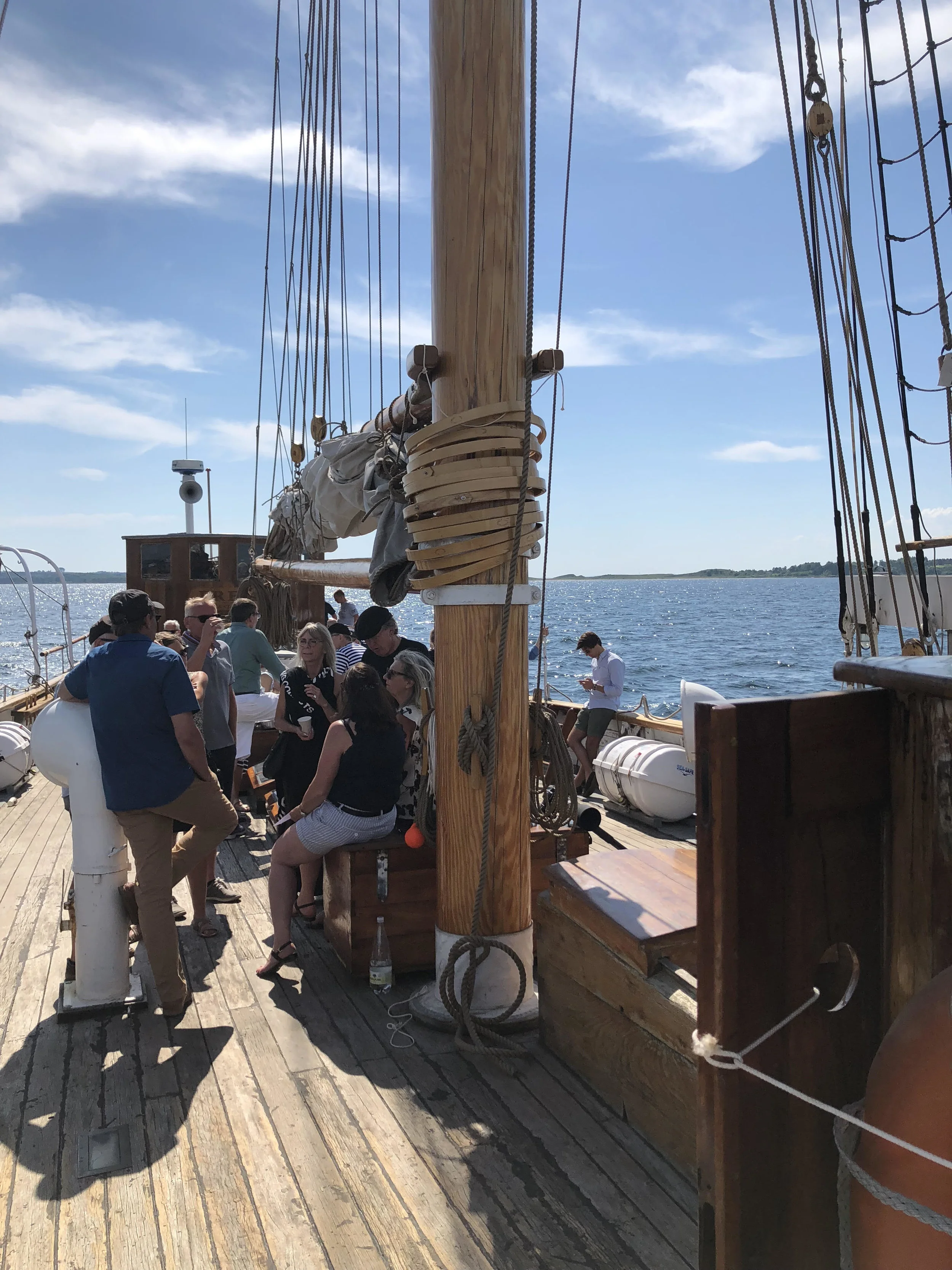 All aboard! Birthday lunch and drinks.