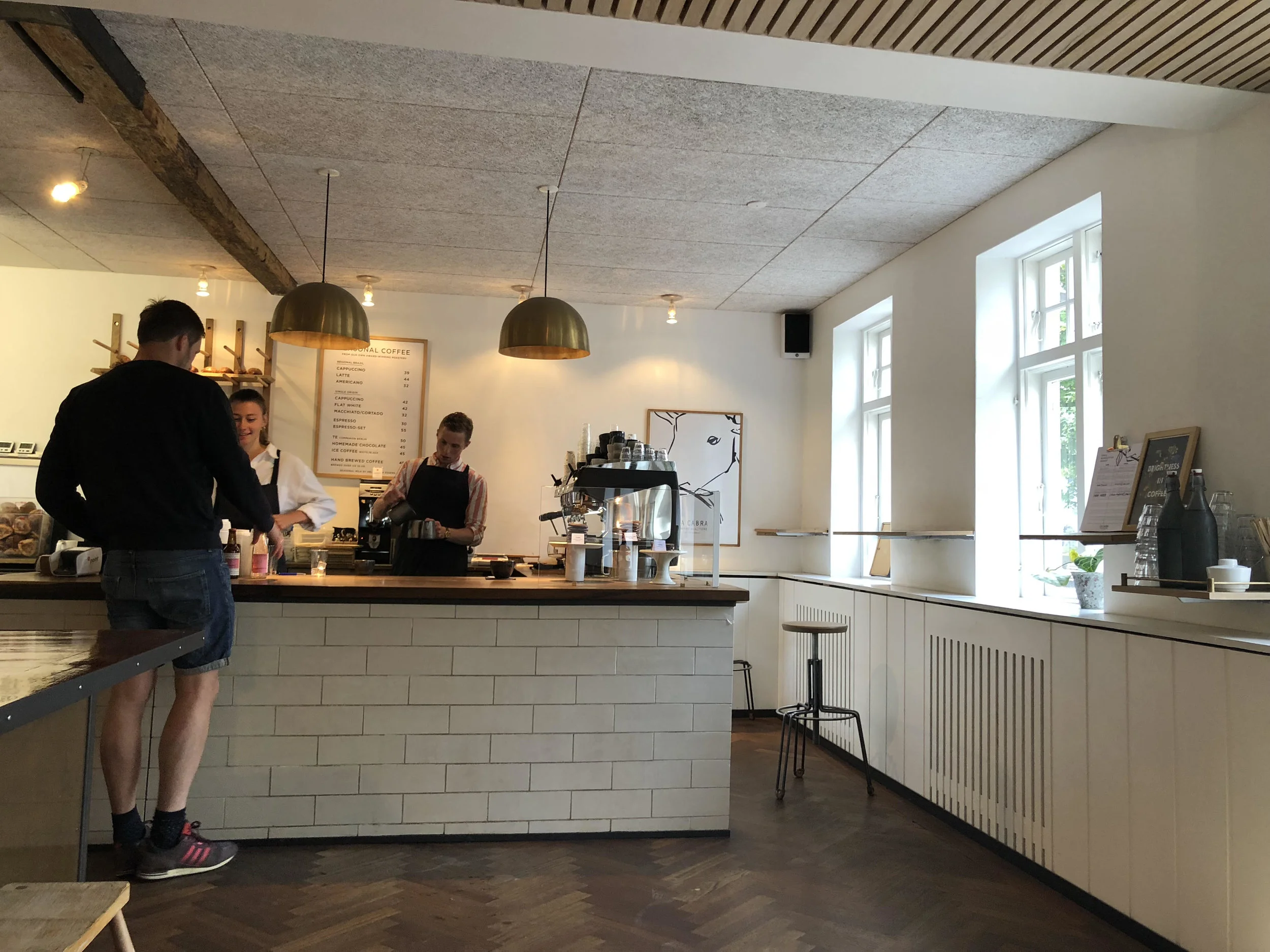 La Cabra coffee shop. This one's in the latin quarter, but there are so many lovely places to go in Aarhus.