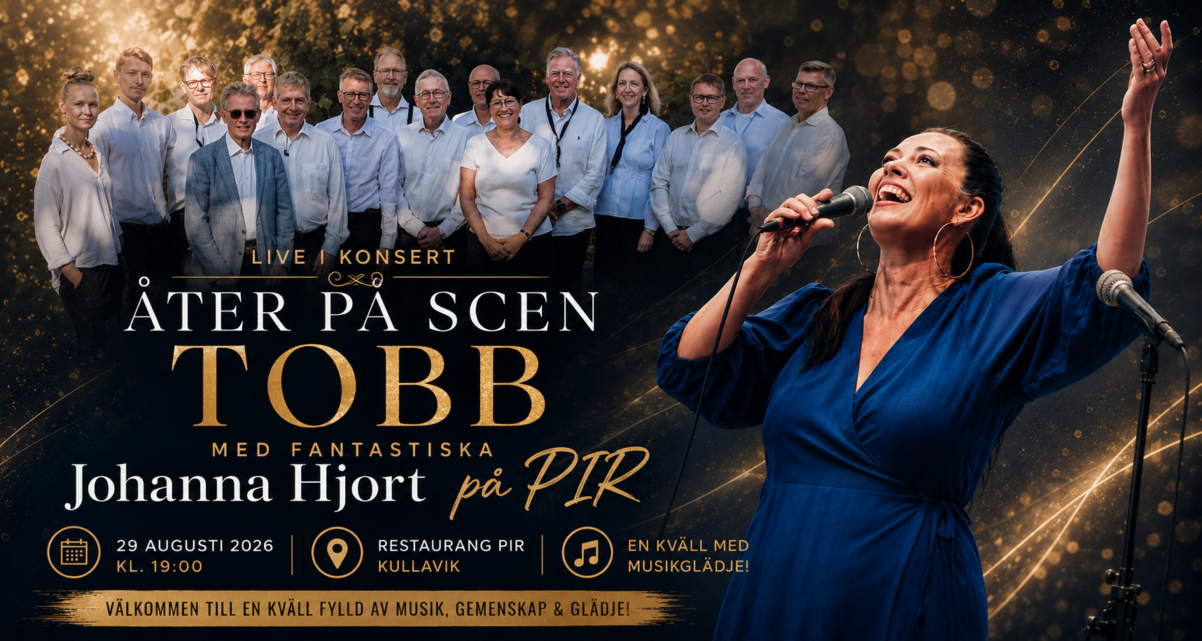 Åter på scen TOBB med fantastiska Johanna Hjort på PIR